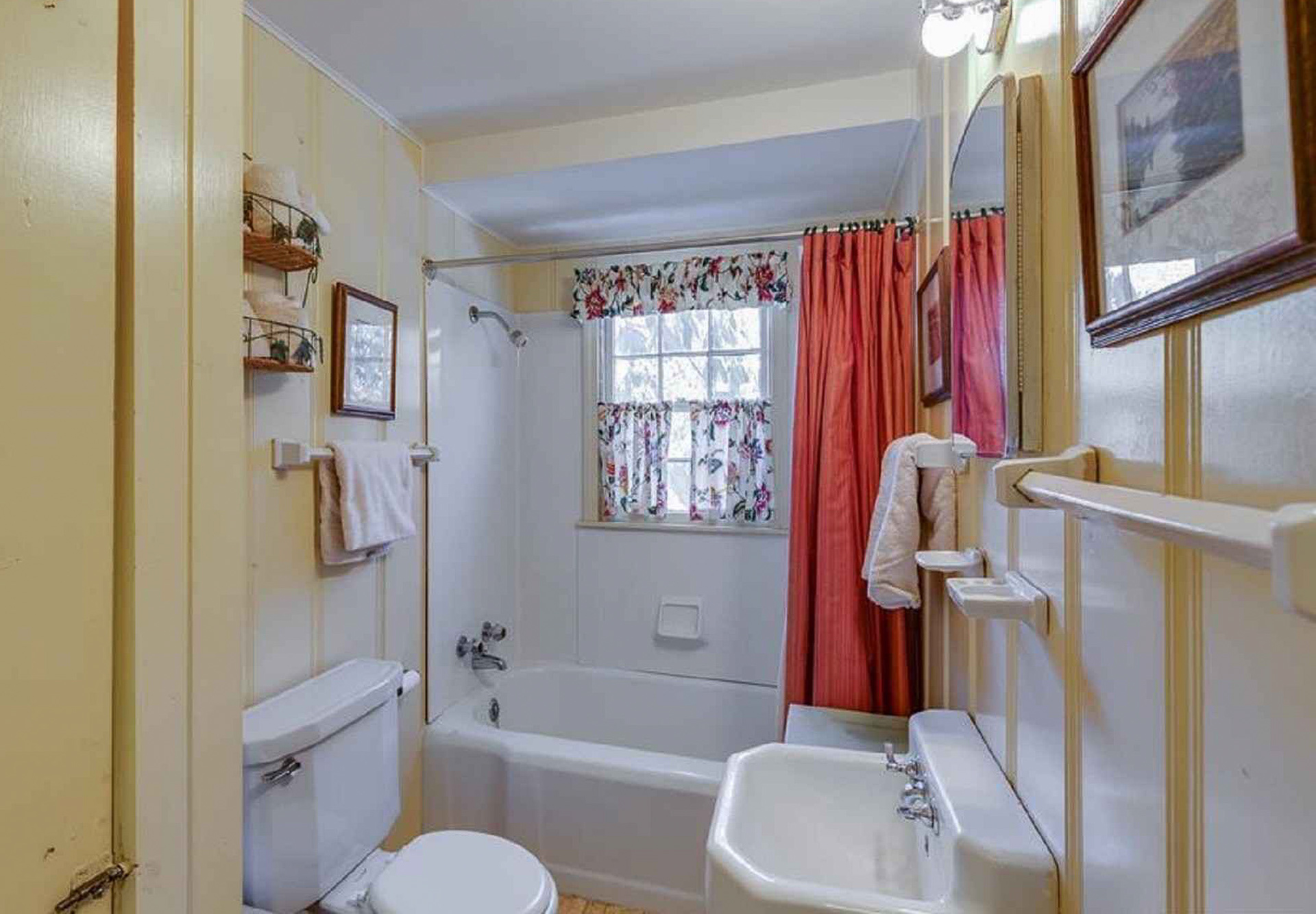 A very dated bathroom got a much needed facelift.