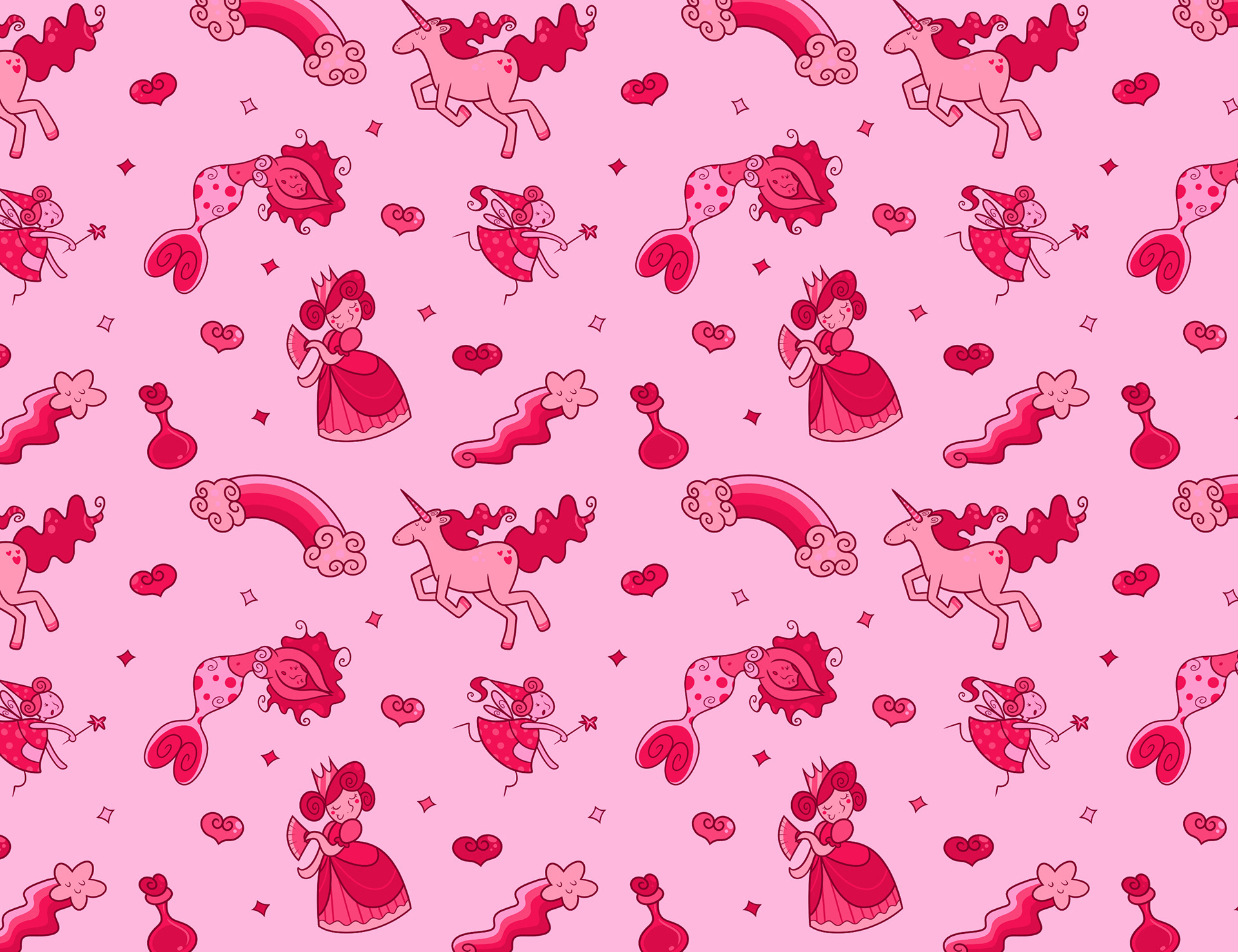 MOTIF - Rose Licorne