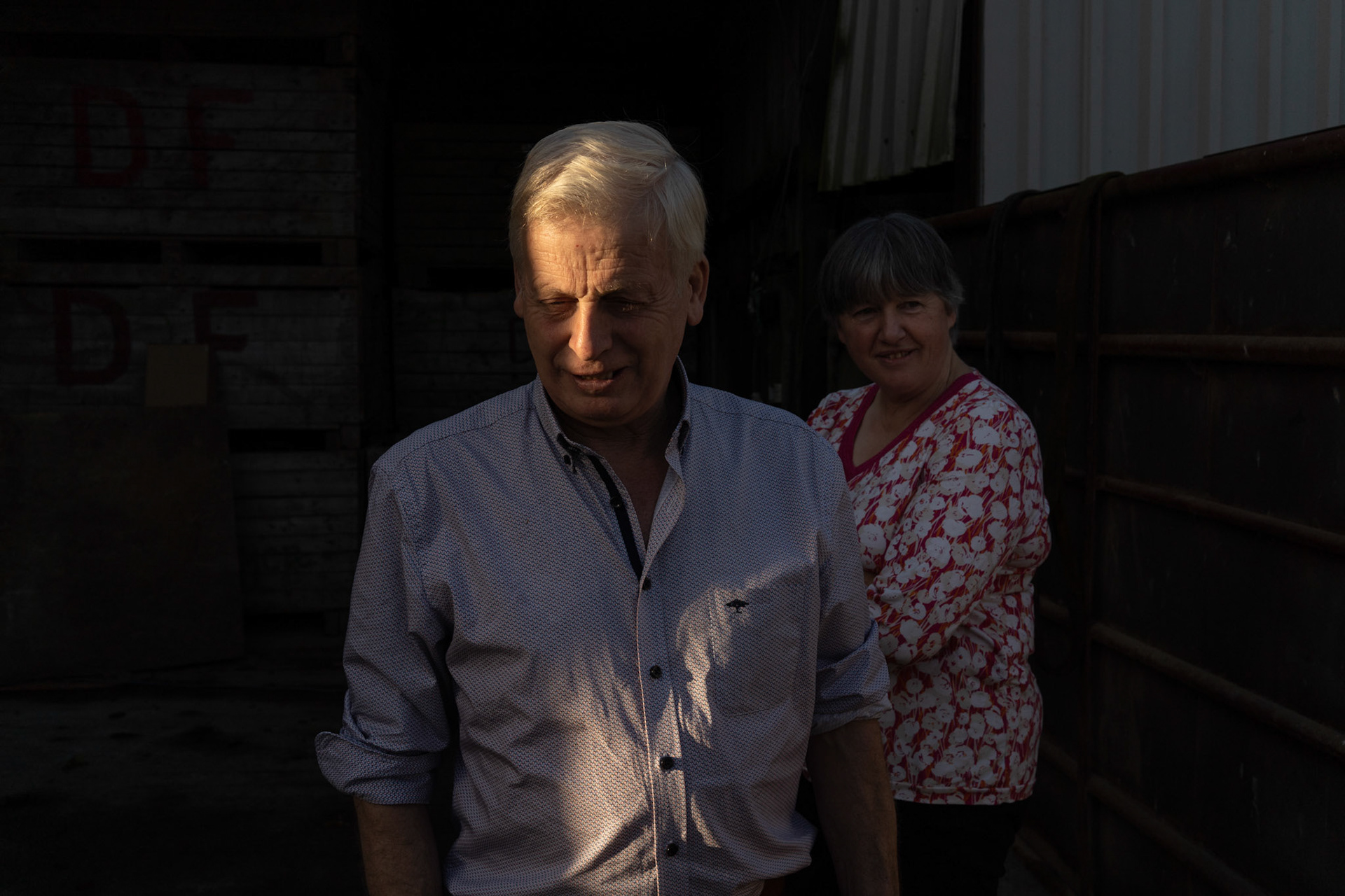 GEASHILL, IRELAND - NOVEMBER 10, 2021: Traditional faith healers, Peter and Patricia Quinn, at their potato farmhouse house in Geashill, a small village in County Offaly, Ireland, where people come to receive ‘the cure’ for various ailments. Faith healers have been around since antiquity and many Irish believe that certain people have God-given gifts to cure diseases. According to old Irish folklore, the seventh son of a seventh son has special healing powers, however, others, like the Quinns, get ‘the cure’ passed on to them by a parent or an older relative. CREDIT: Paulo Nunes dos Santos for The New York Times