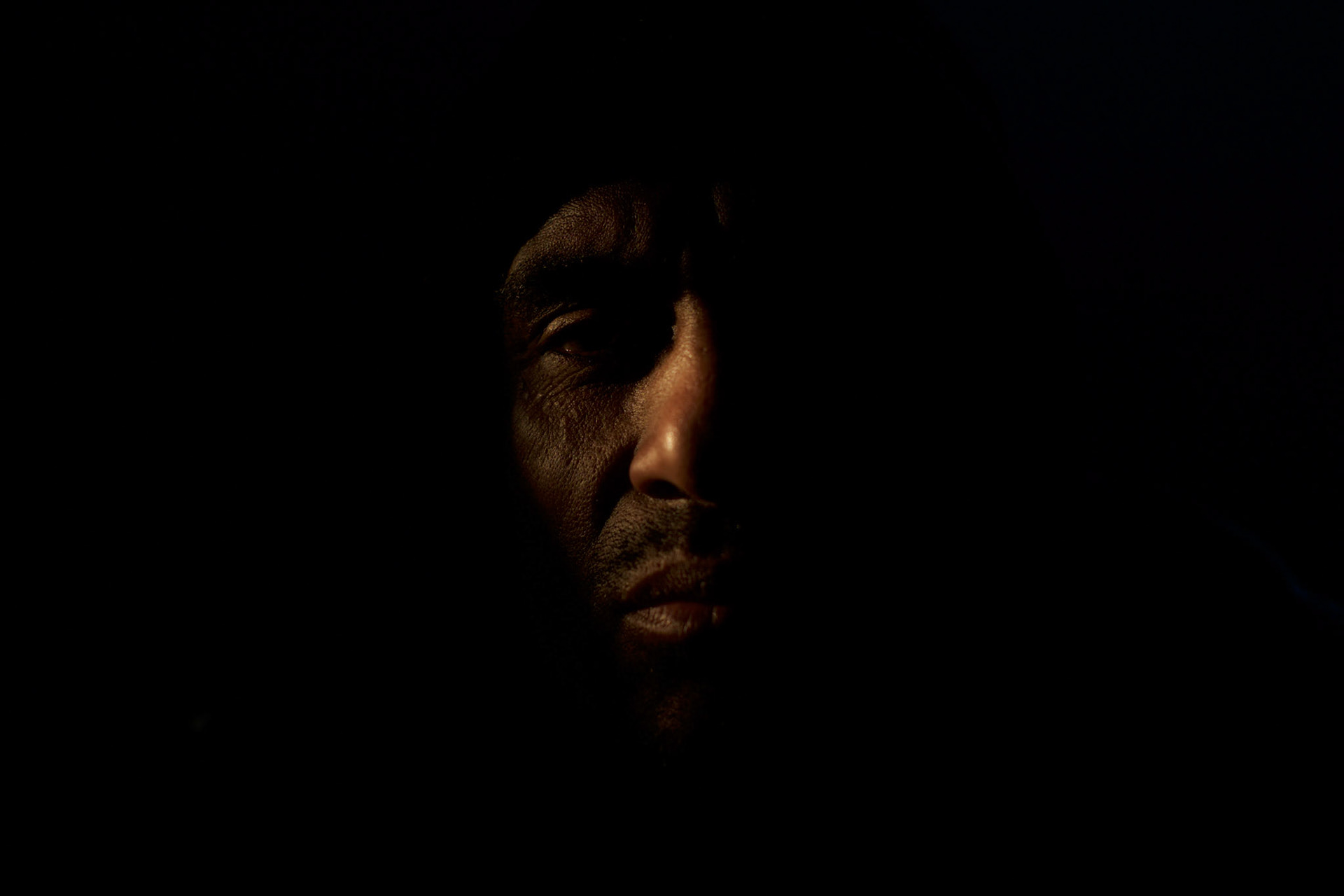 Sah Muhammad, a 30 year old Afghan migrant from Kabul living for the past 8 months in a warehouse near Belgrade’s main railway station in Serbia.