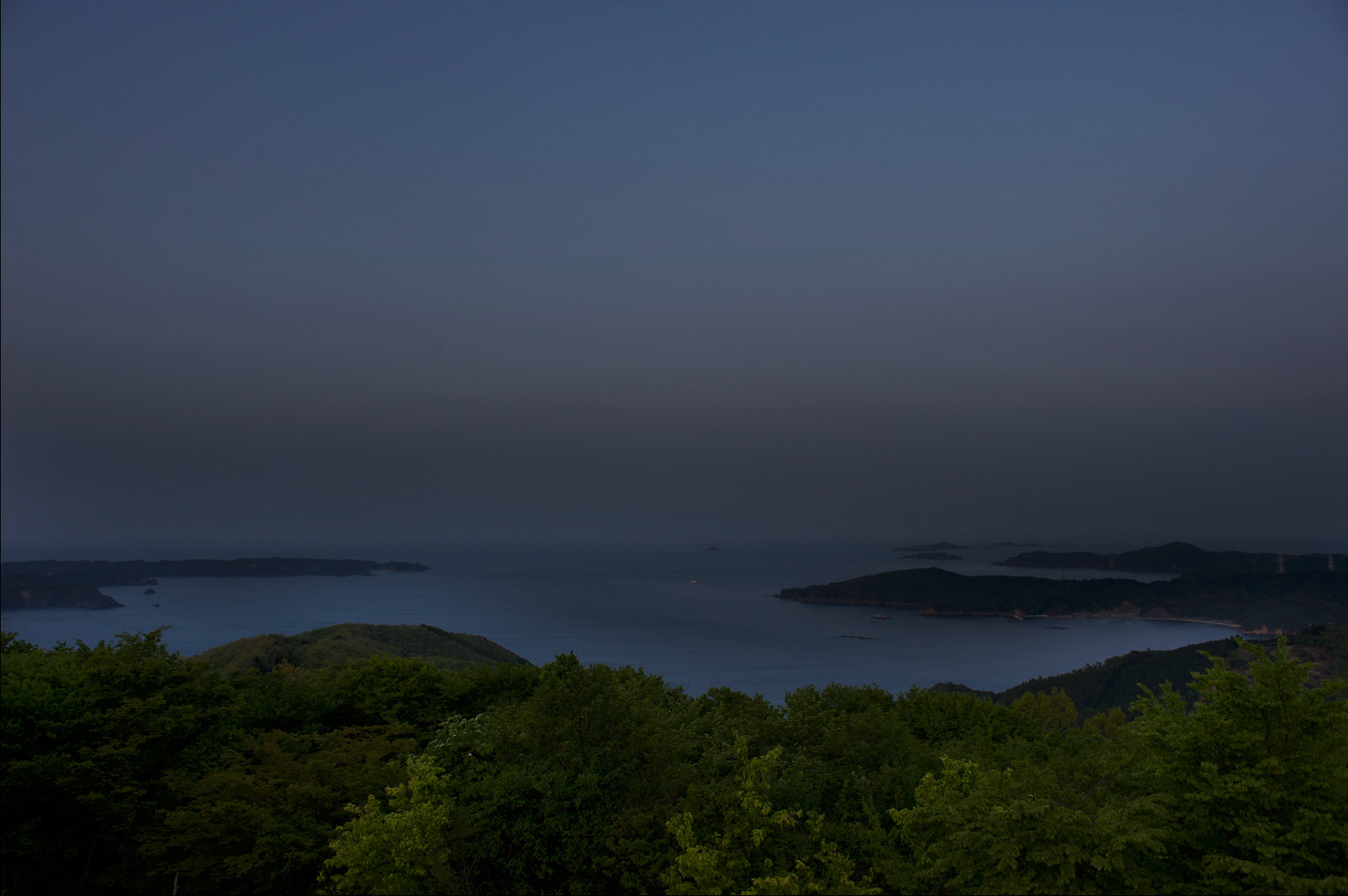 General view of Ishinomaki bay, an area badly affected by the 2011 tsunami in eastern Japan.