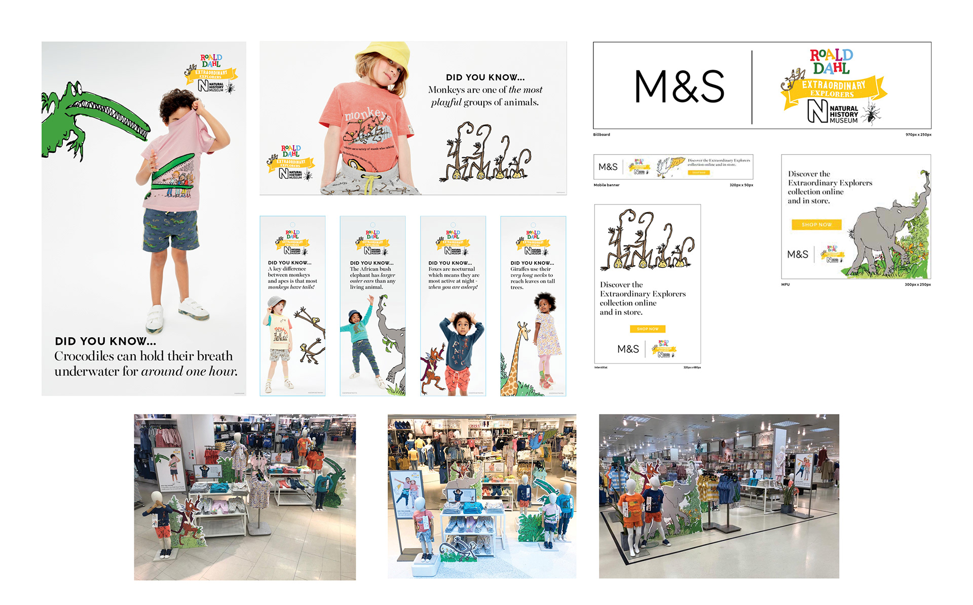 Creative artwork and setting up print ready files, in-store POS and digital