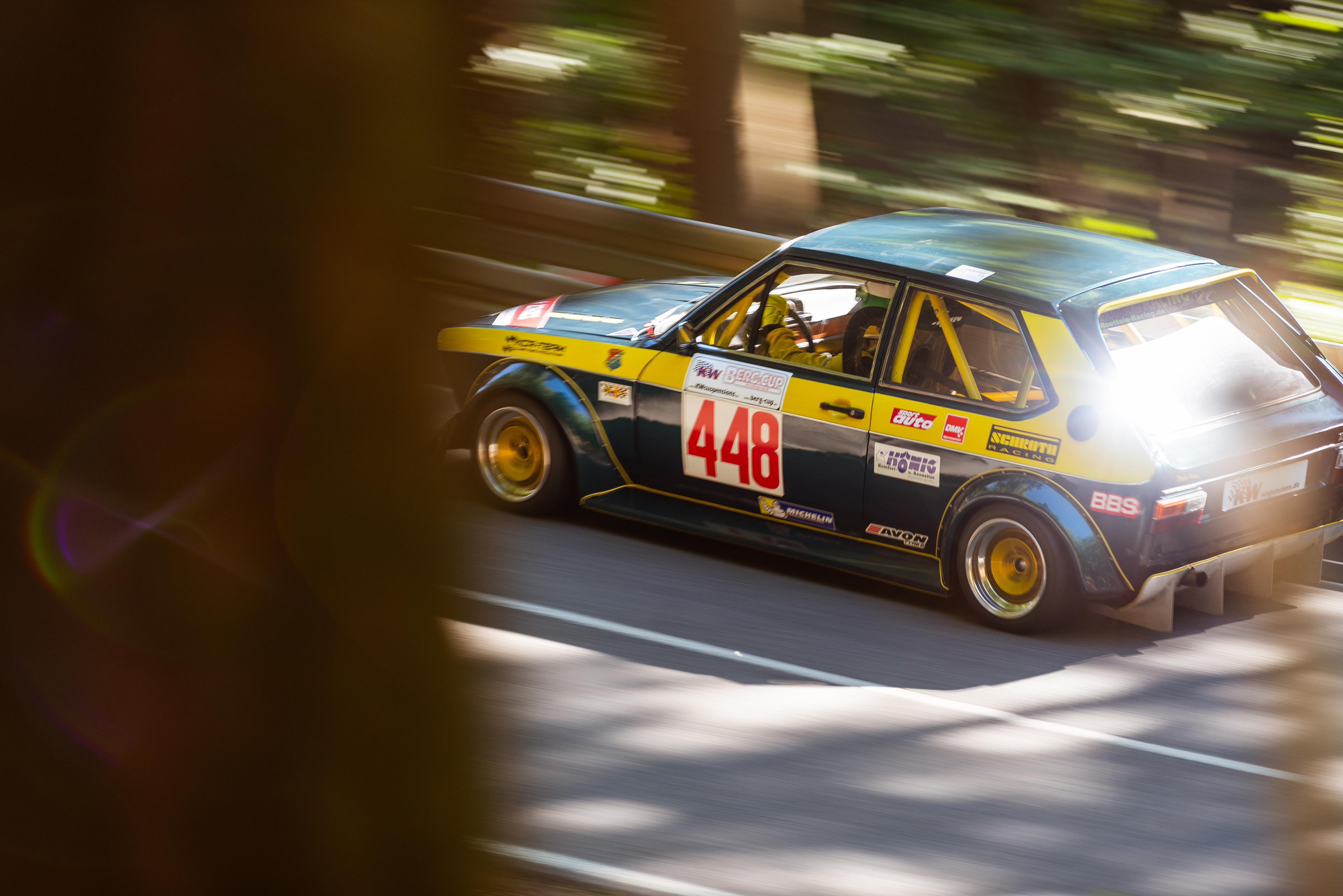 by Hannes Gutwerk race car fast drift sports hilclimb crash