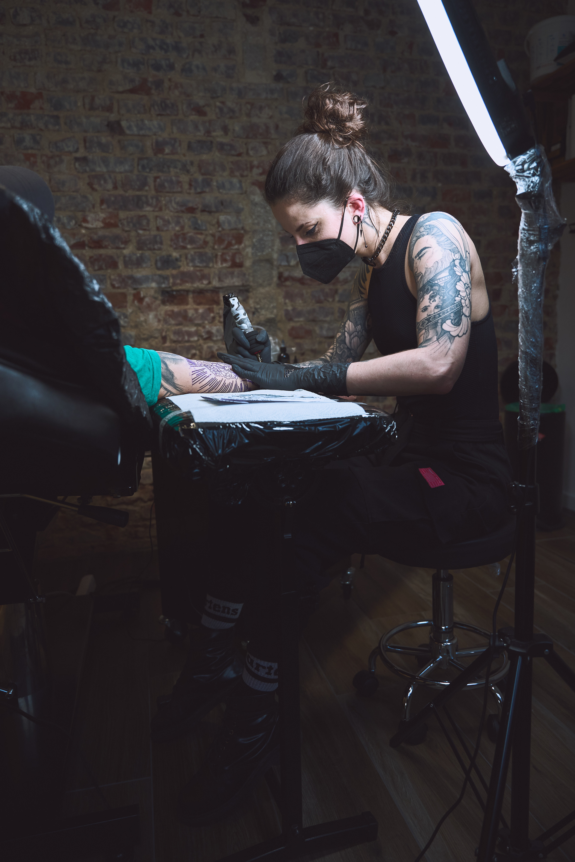 by Hannes Gutwerk tattoo art dark moody 