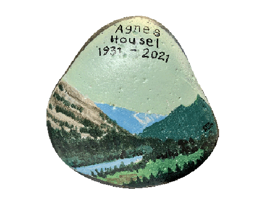 Painted Rock Agnes Housel Don Ruth The Works