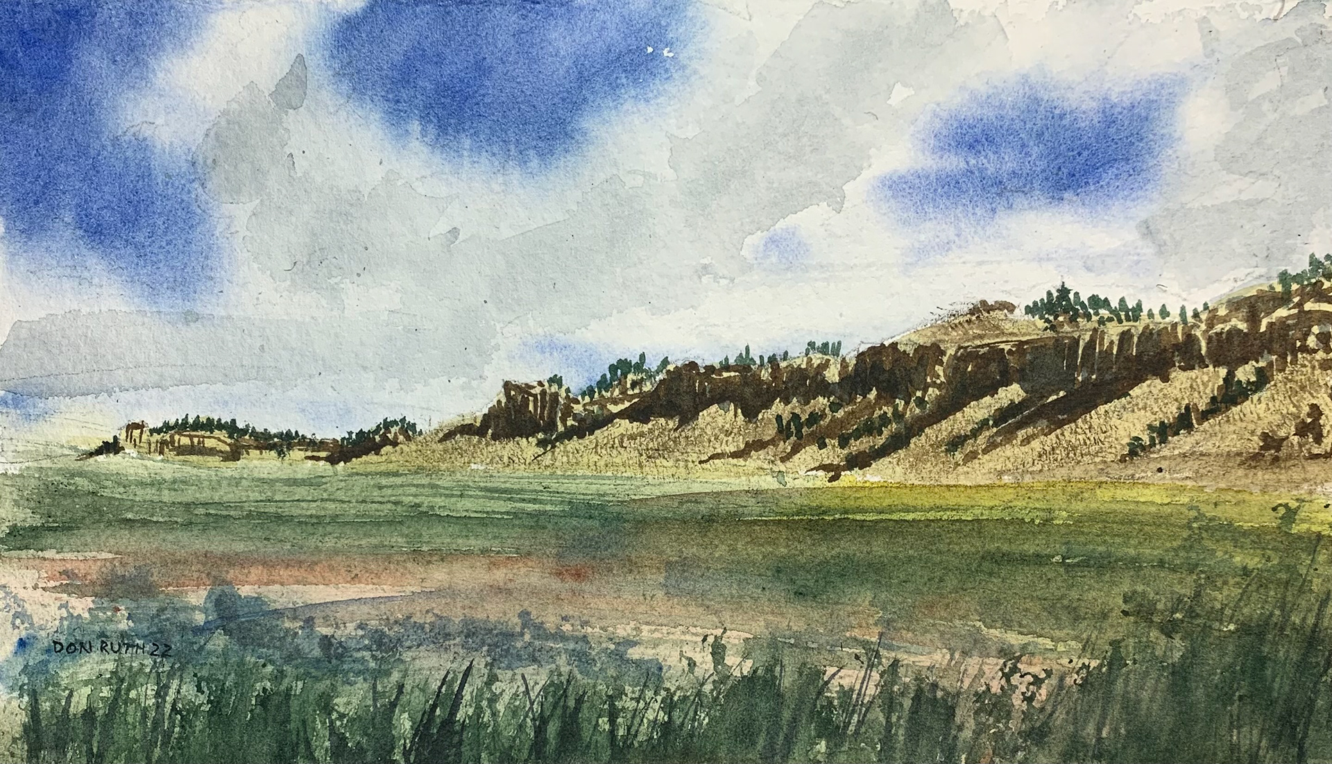 Watercolor The Approach donruththeworks