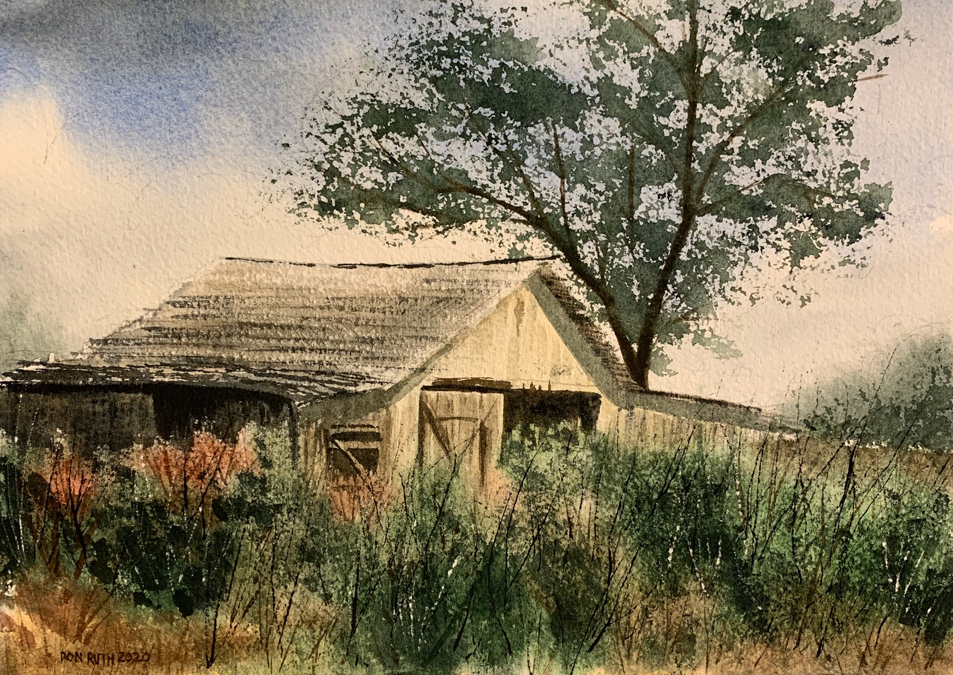 Watercolor Reclamation Project Don Ruth the Works