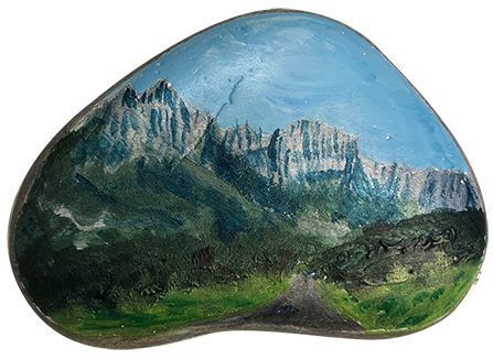 Don Ruth the Works Painted Rock Glacier National Park MT