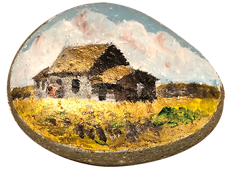 Don Ruth the Works Painted Rock Prairie Schoolhouse