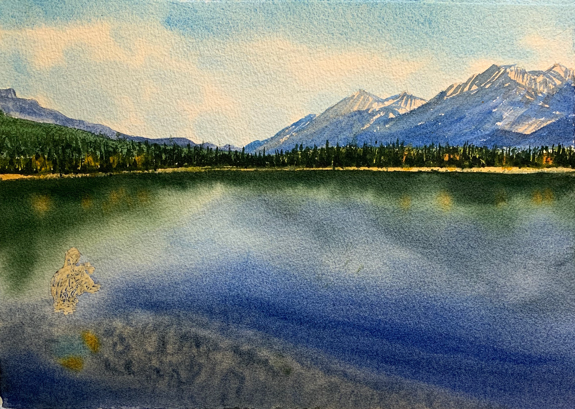 Secondary wash for the lake