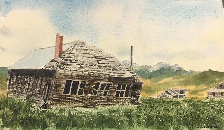 Watercolor School's Out, Don Ruth the works