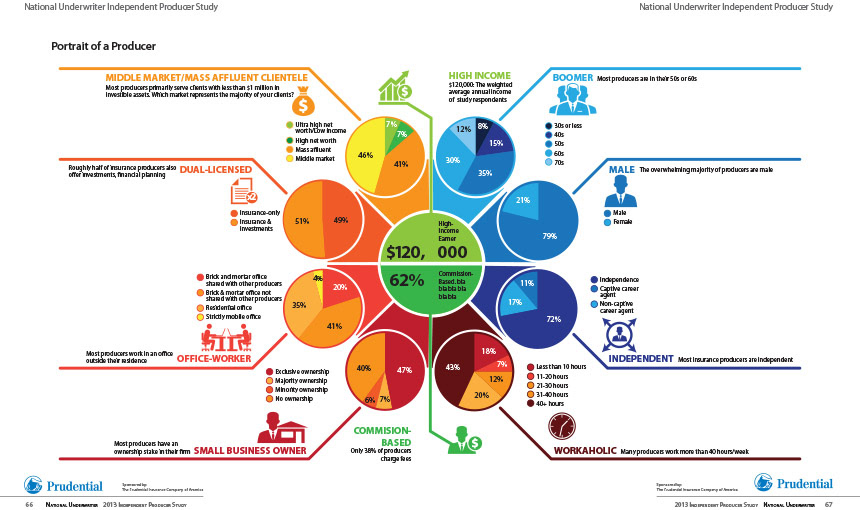 Infographics Portrait of a Producer