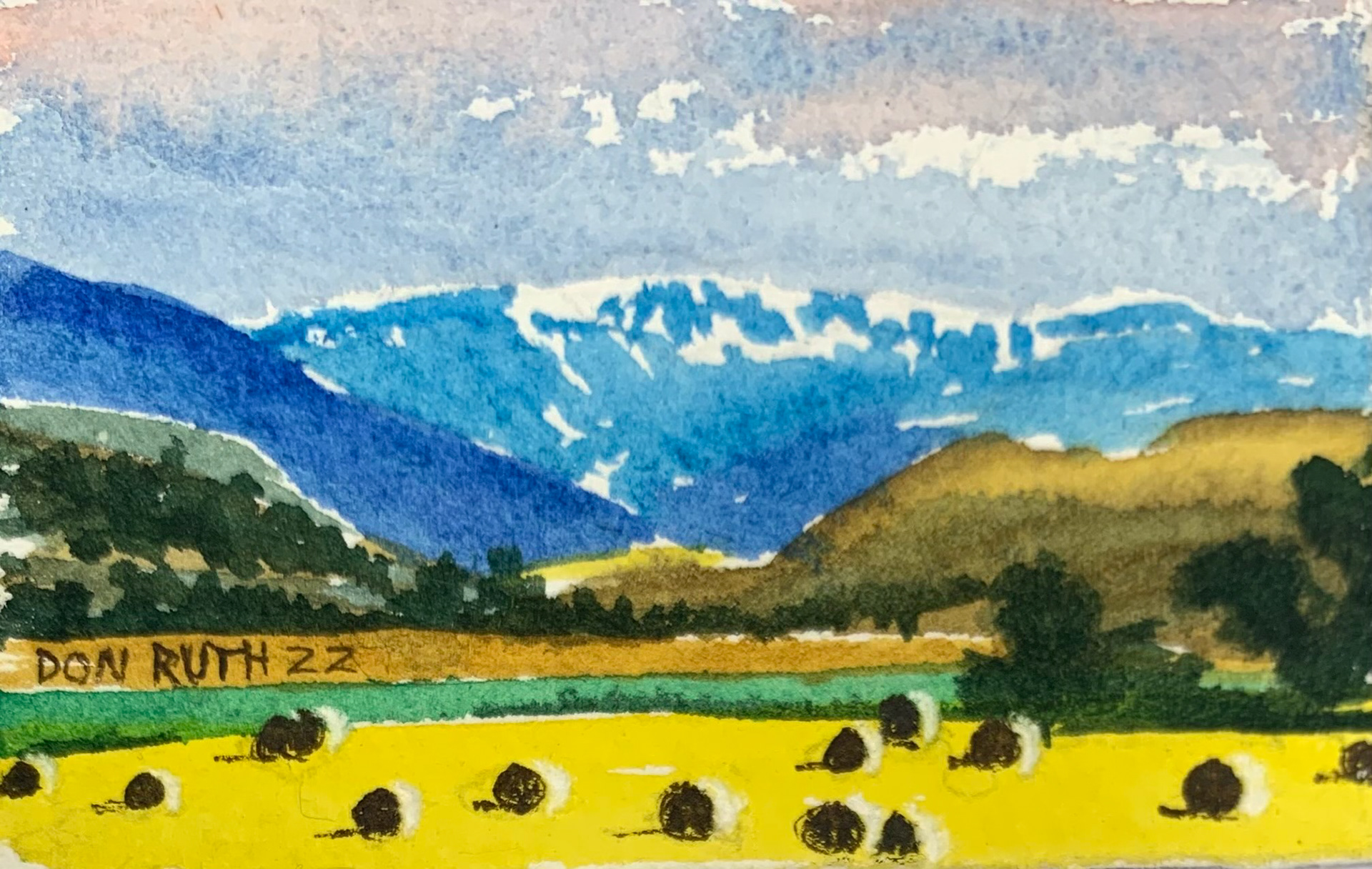 Watercolor Toward Serenity donruththeworks