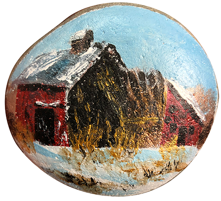 Don Ruth the Works Painted Rock Old Barn SE Colorado