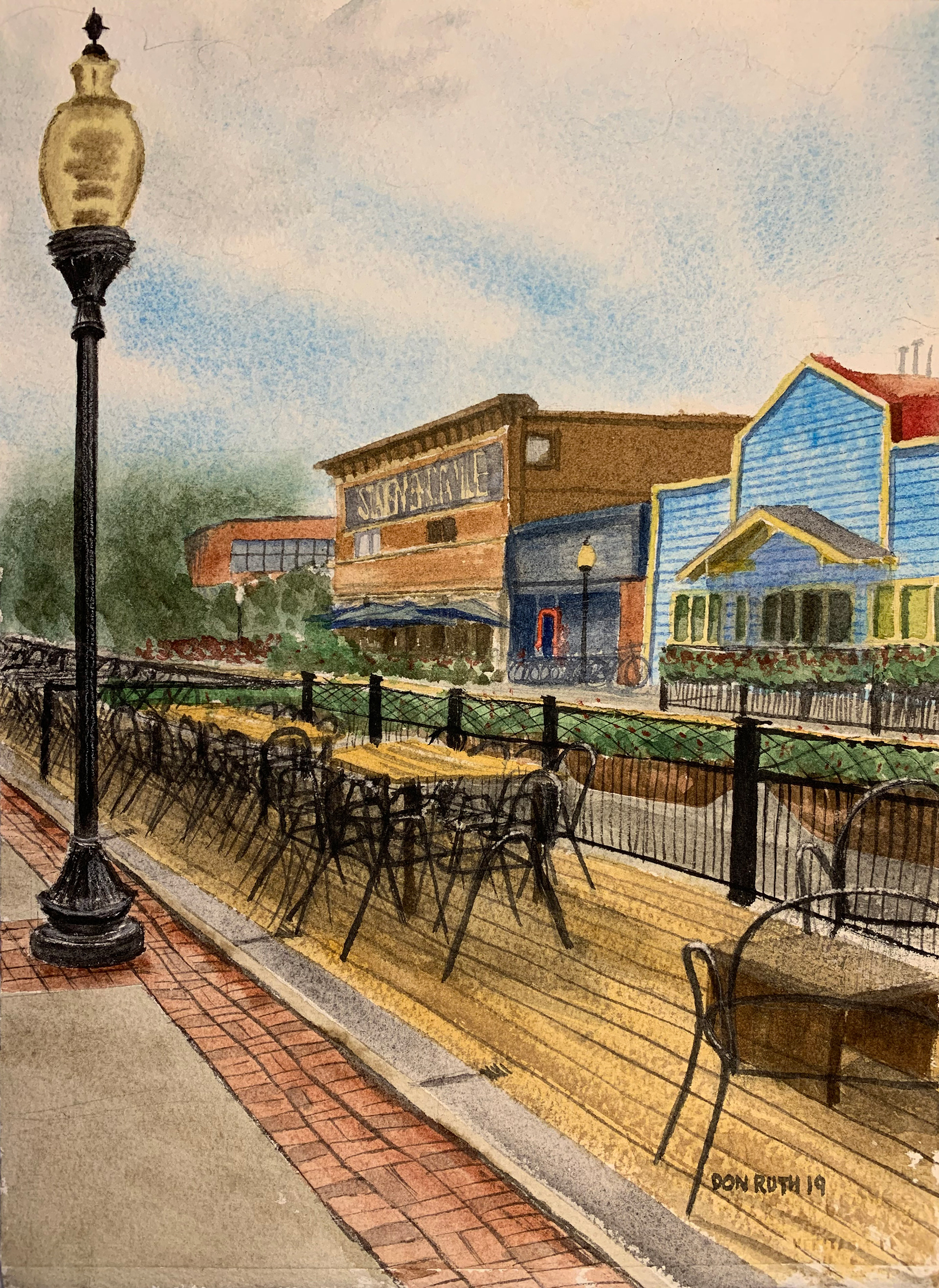 Watercolor Don Ruth the Works Louisville Main Street