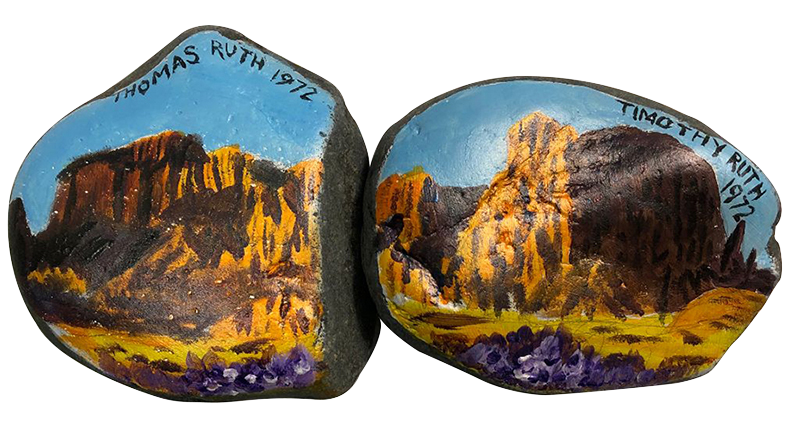 Don Ruth the Works Thomas and Timothy R. Memorial Rocks for Tadej Reunion