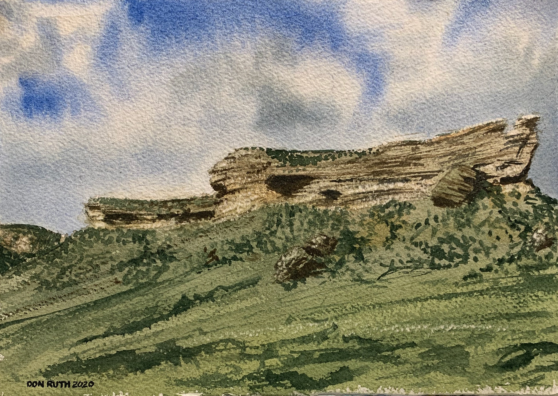 Final details using dry brush techniques
