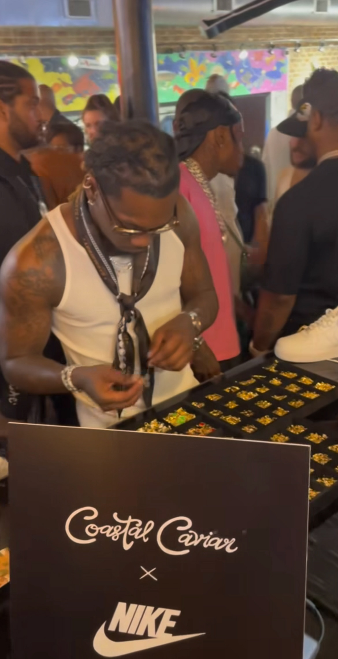 Rapper Offset with Coastal Caviar