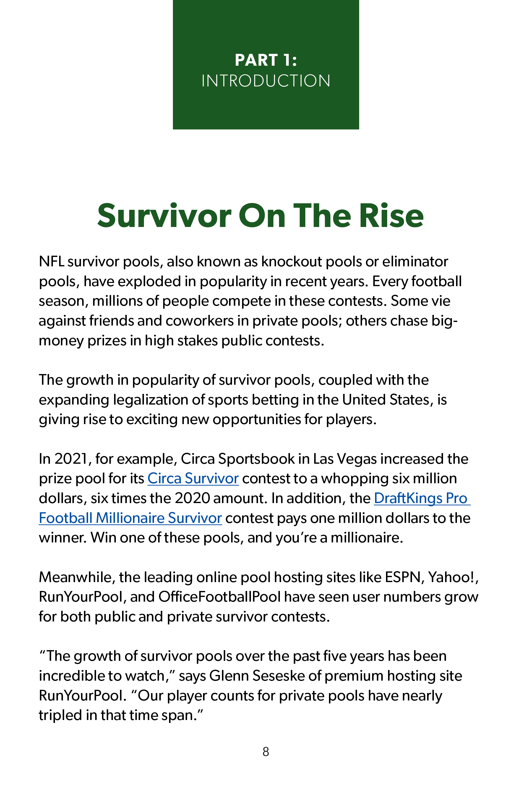 Best 2021 NFL Survivor Contests - Circa & DraftKings Survivor