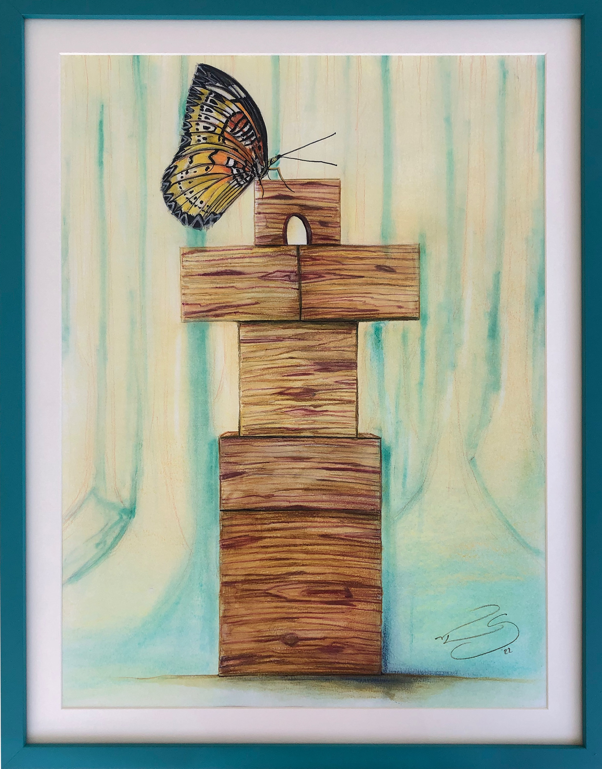 Watercolor, ink