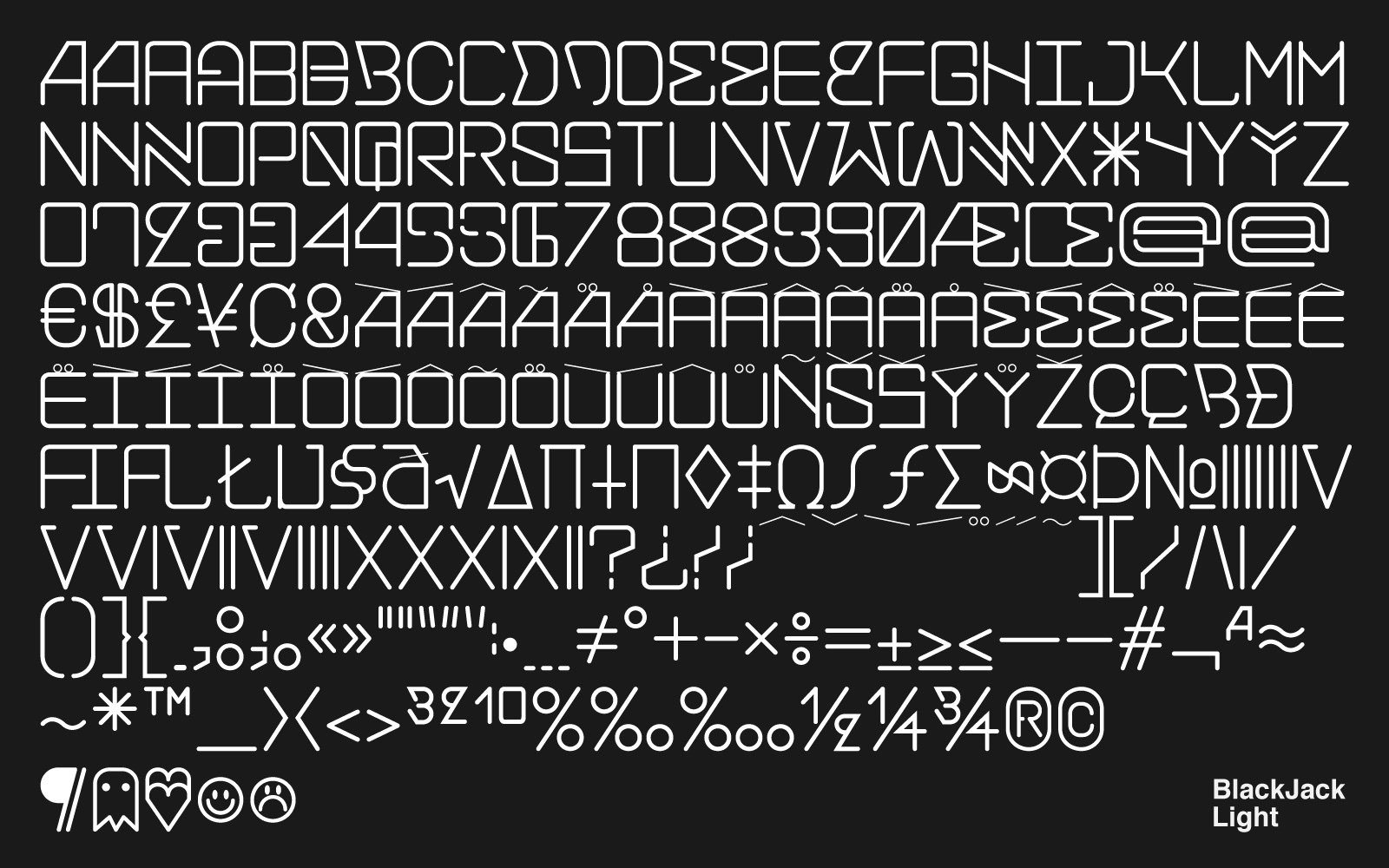 Design of letters and creation fo typefaces