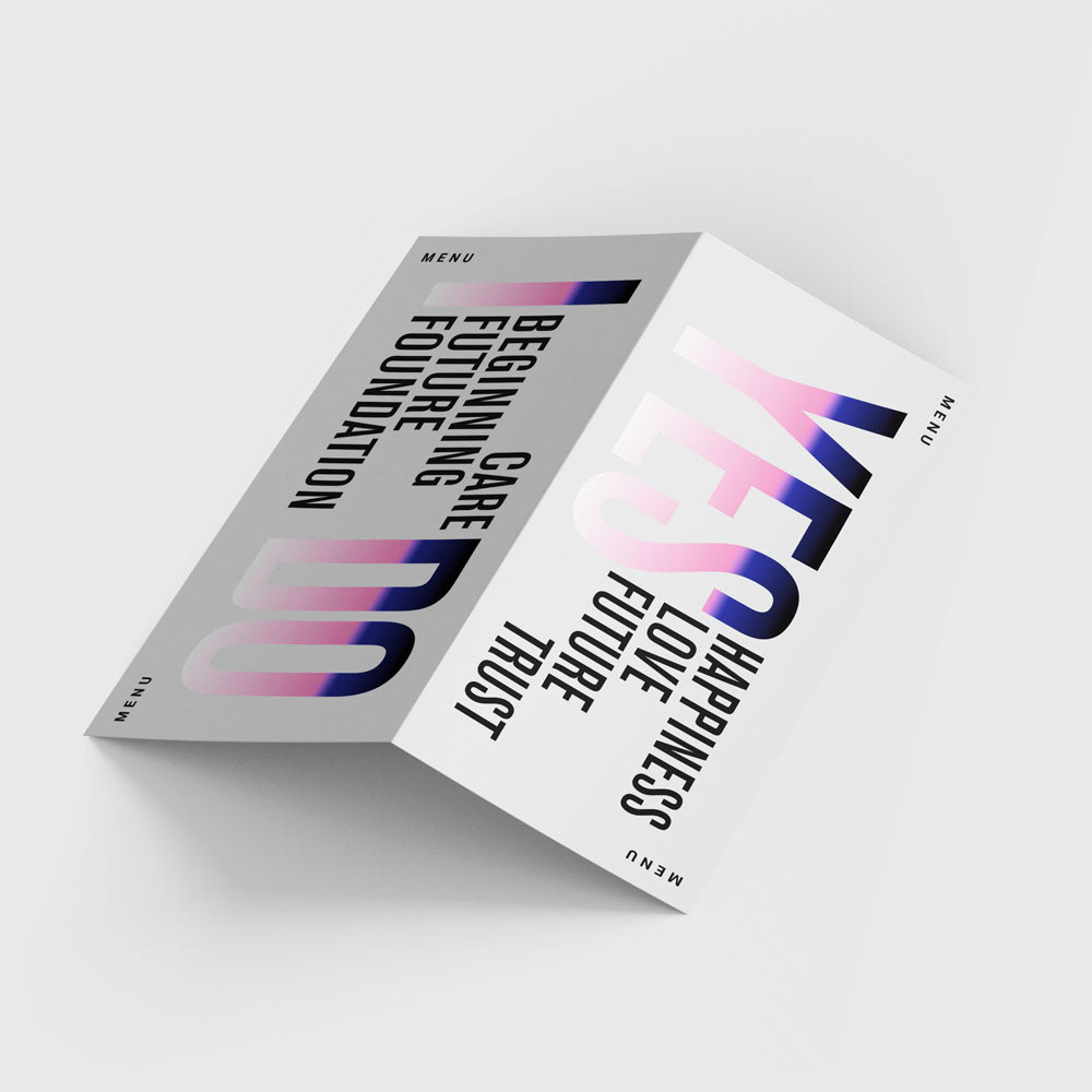 Graphic identity and type design for company
