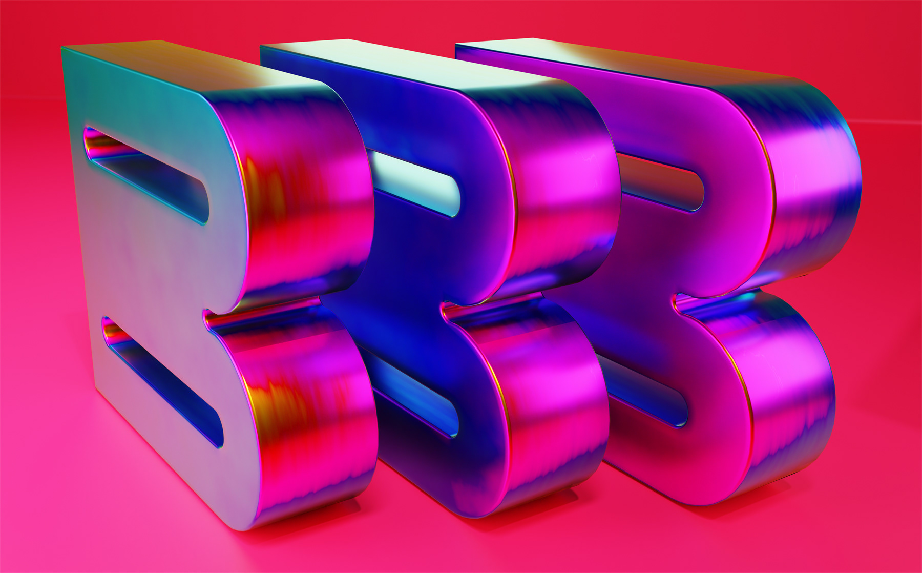 Type design, lettering and 3D creation
