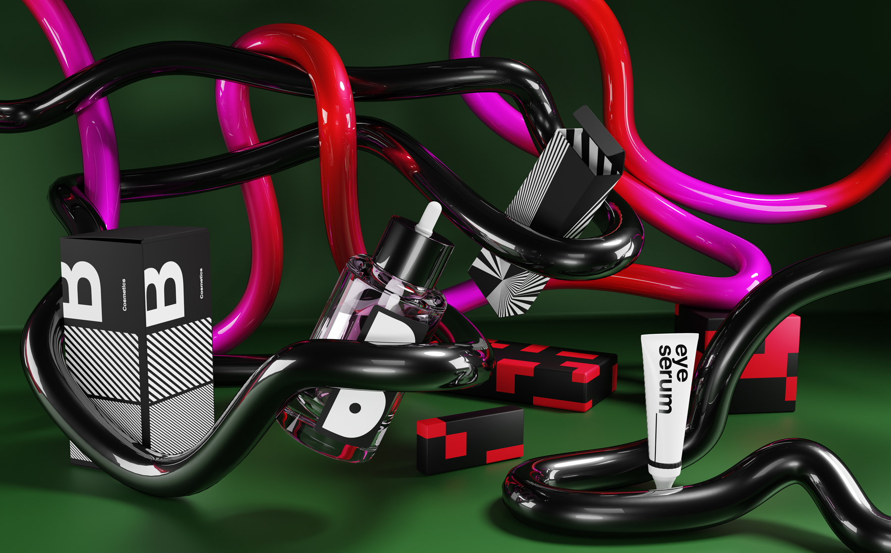 3D creation for a cosmetic brand