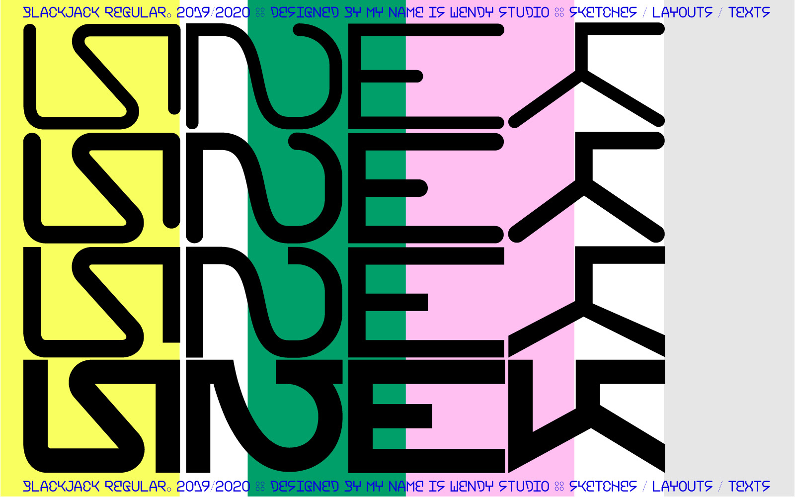 Lettering and typographic visual