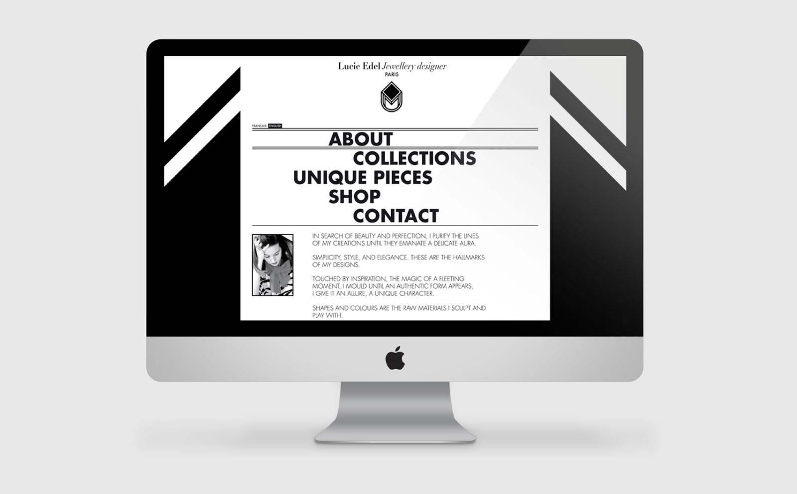 Graphic design for fashion company and web design