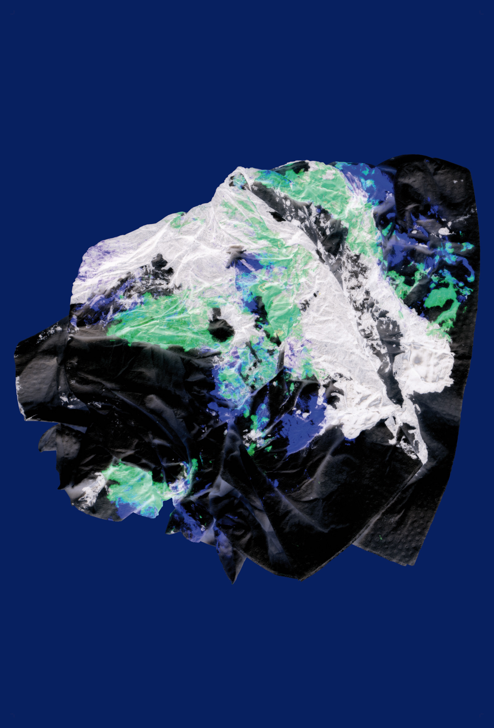 Series of digital paintings created from colors and acrylic