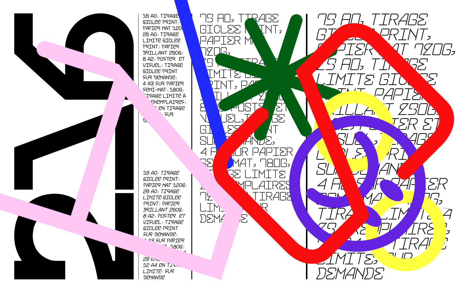 Typographic composition signed by My Name is Wendy