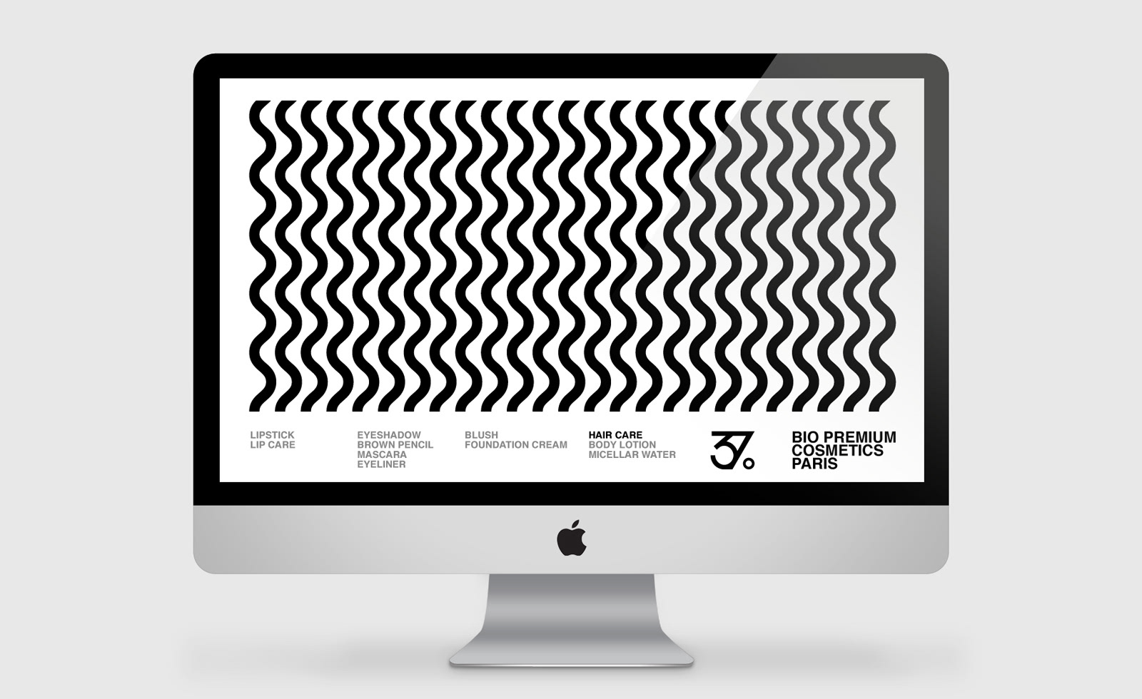 Création of the brand identity and web design