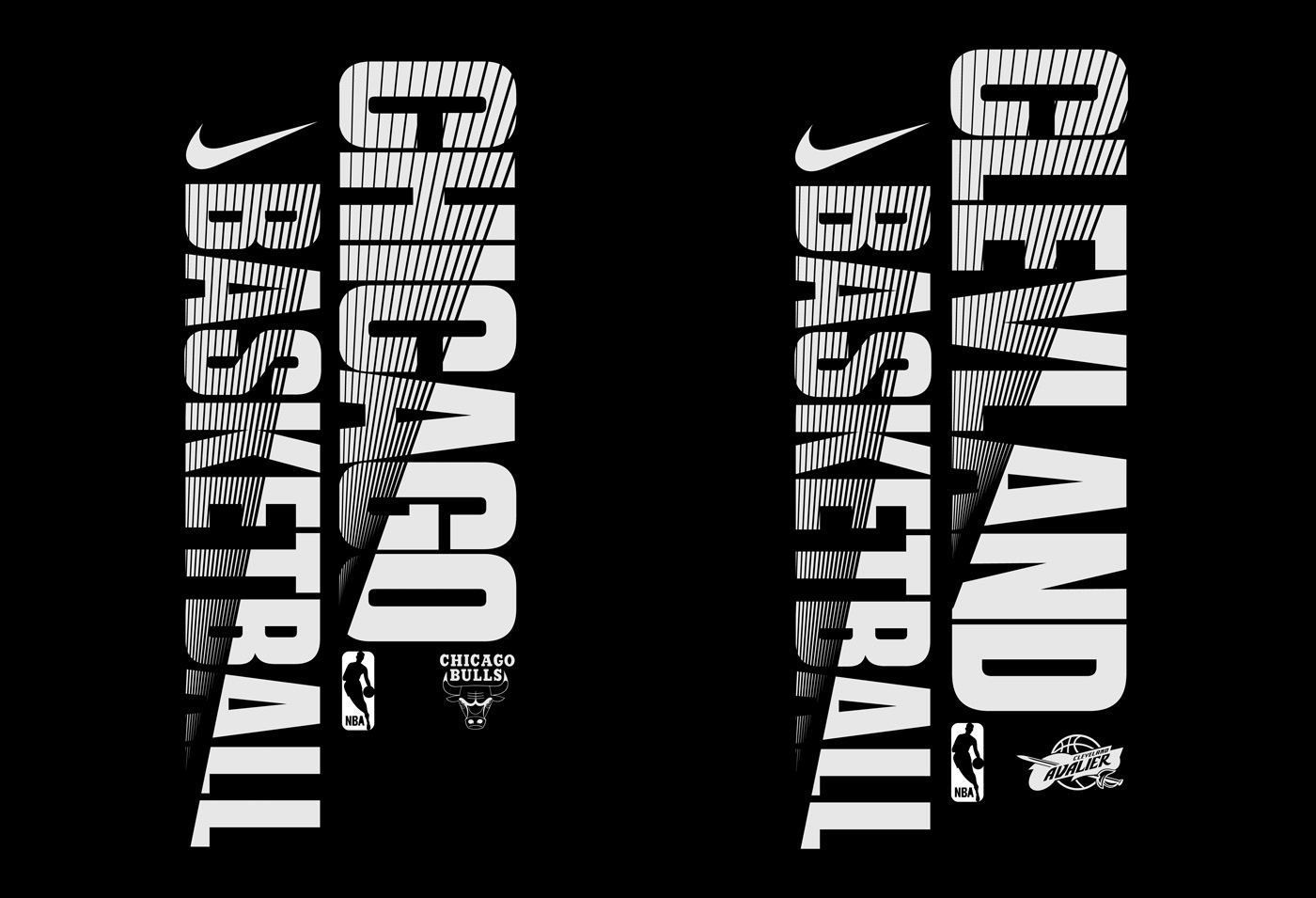 Nike commissioned us a series of design for NBA practice t-sirts. My Name is Wendy. Client Nike USA