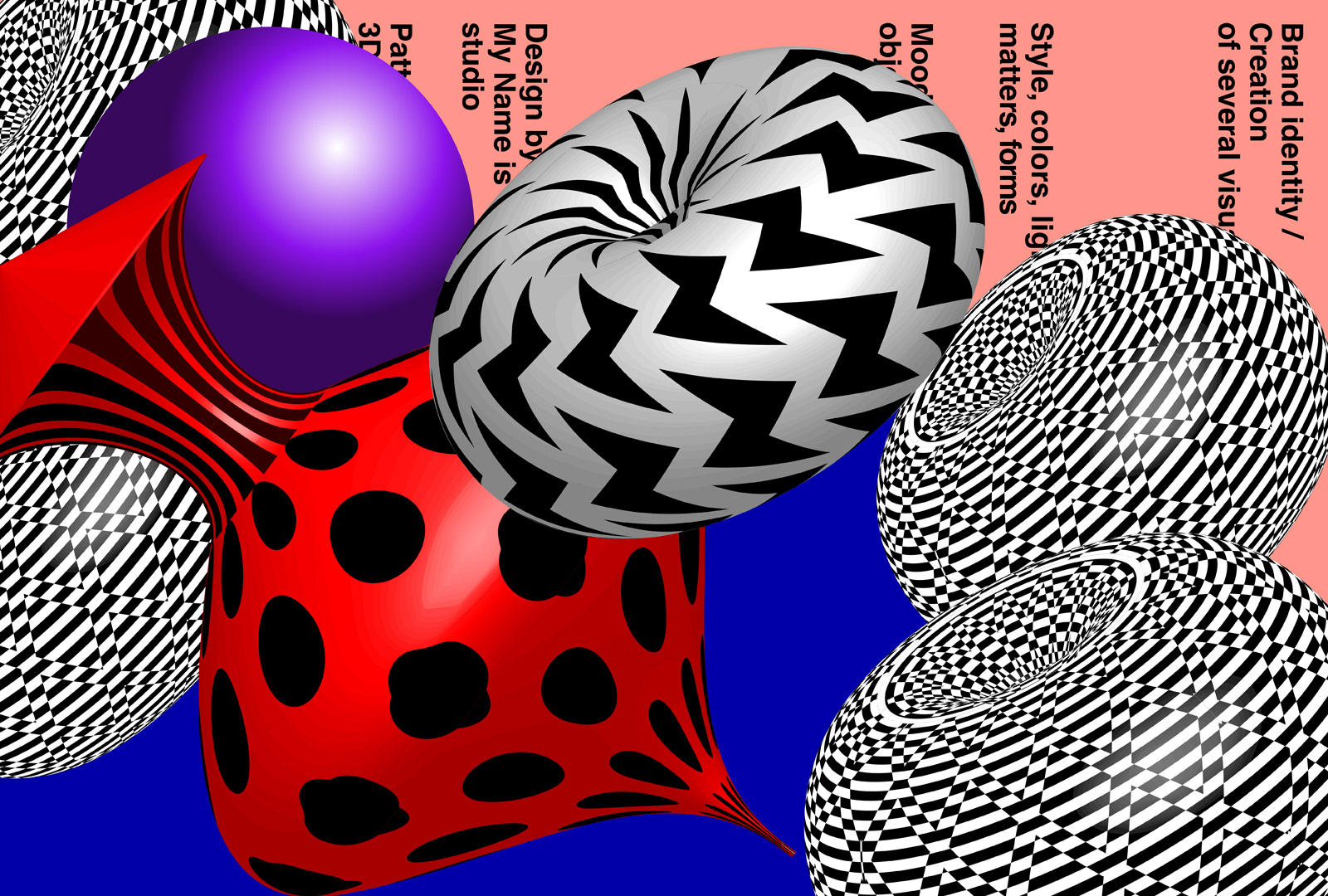 Poster and artwork for a fashion identity