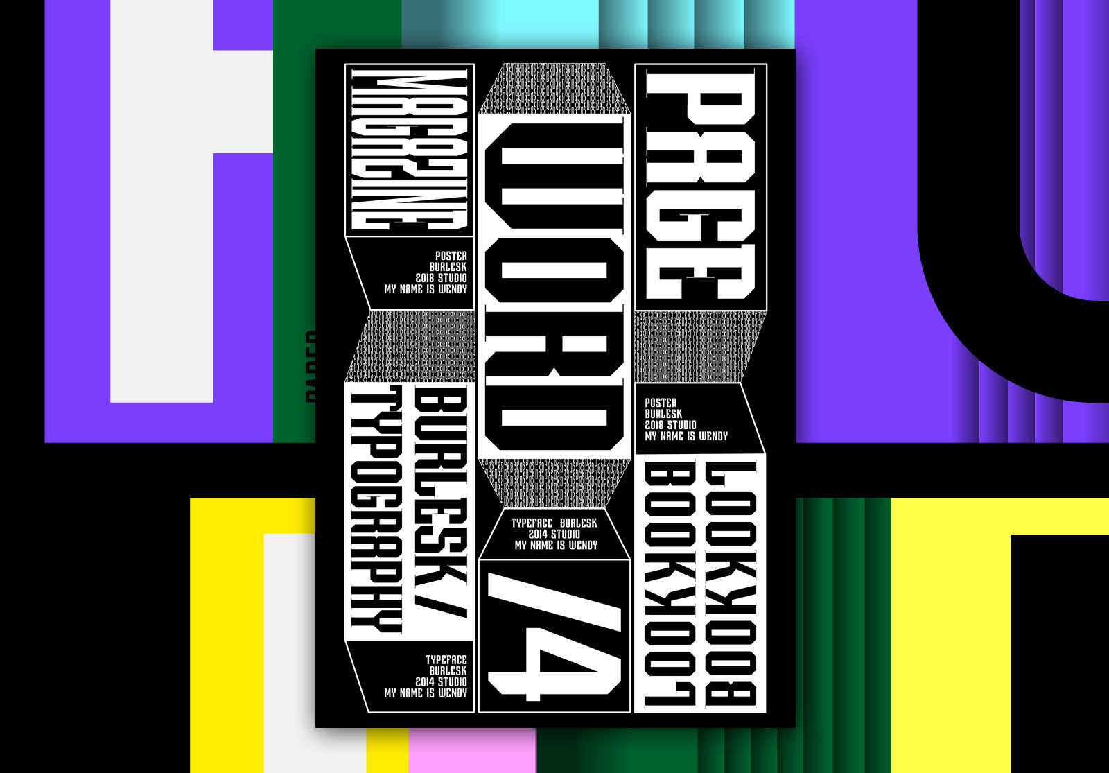 Typeface created by two art directors