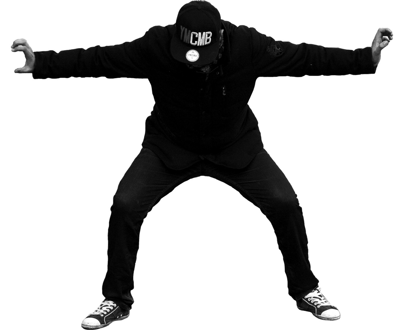 Phtography of hadoken figure for artistic project