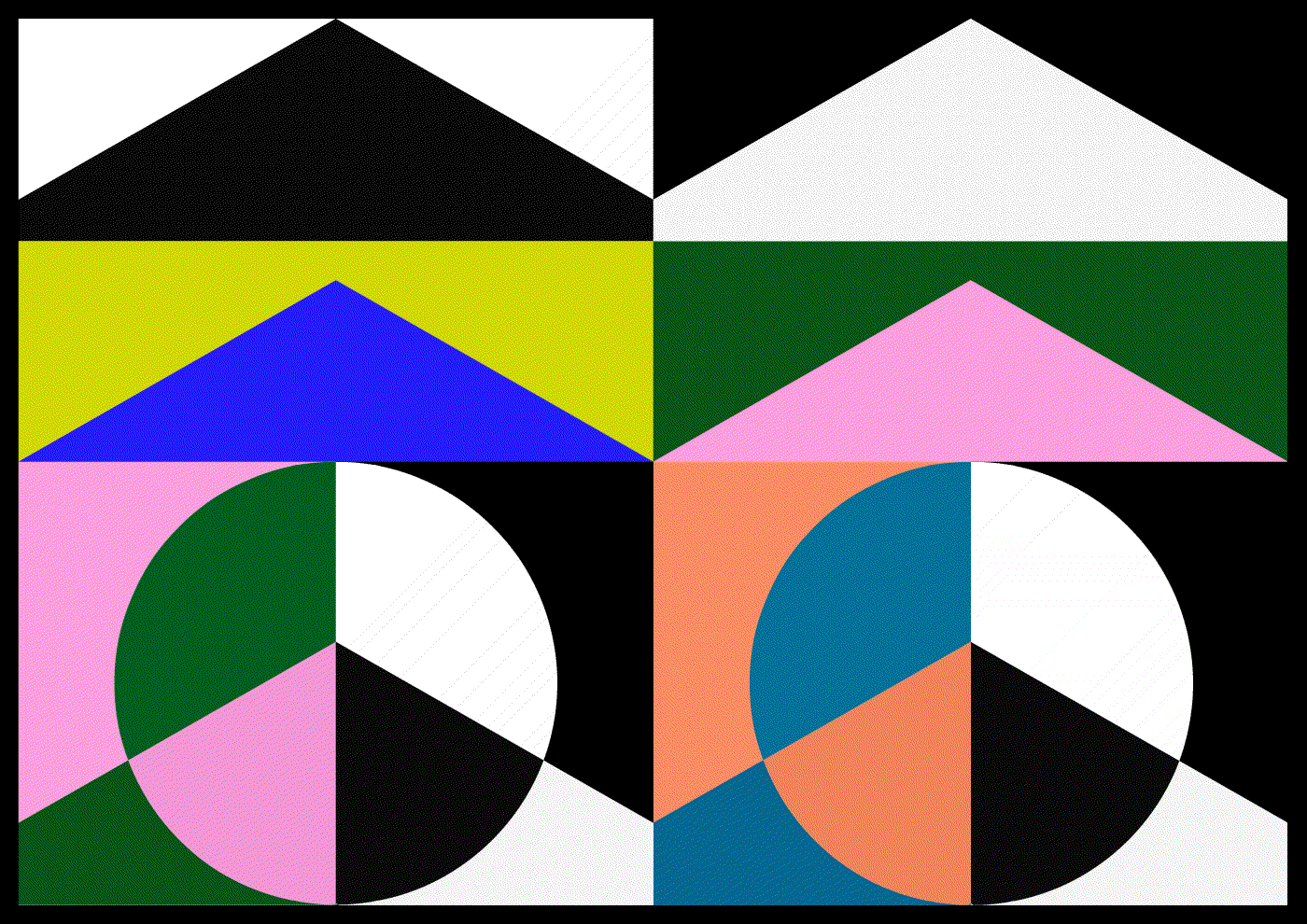 Creation of visuals art for a motion design