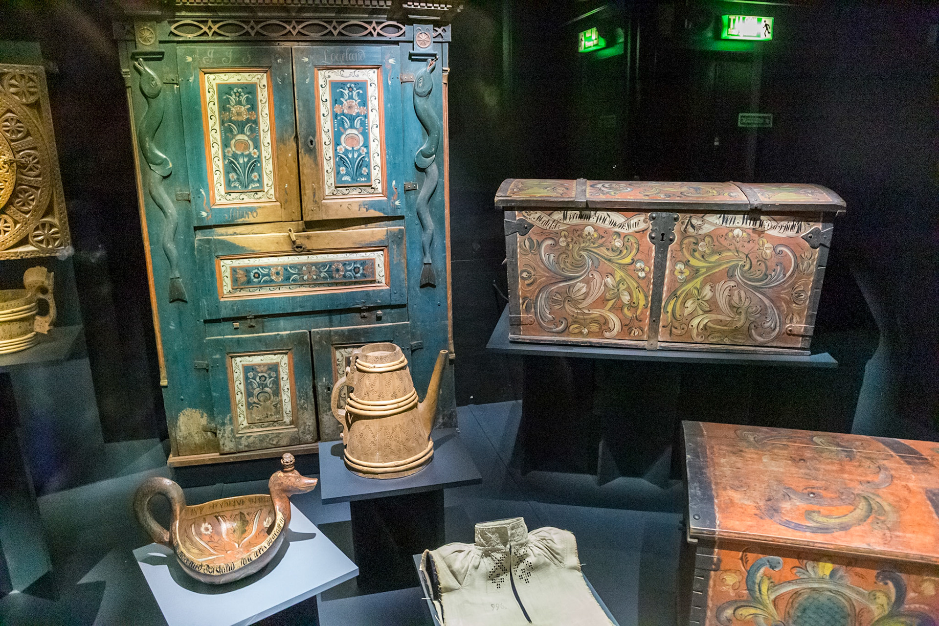 Museum Exhibits In the Norsk Folkemuseum.