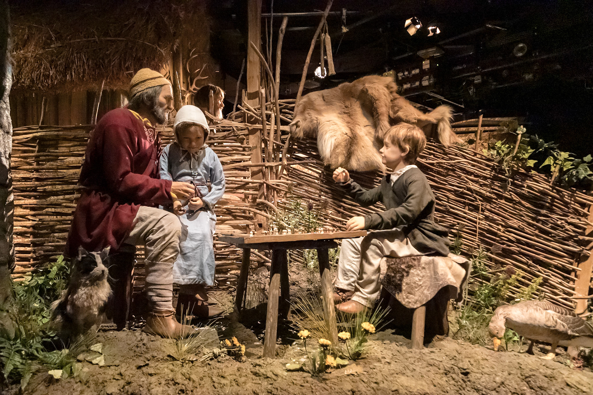 in the Jorvik Viking Centre