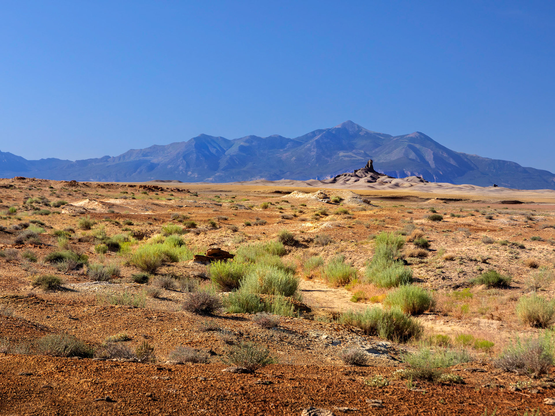 In the vicinity of Factory Butte, Hanksville, UT.