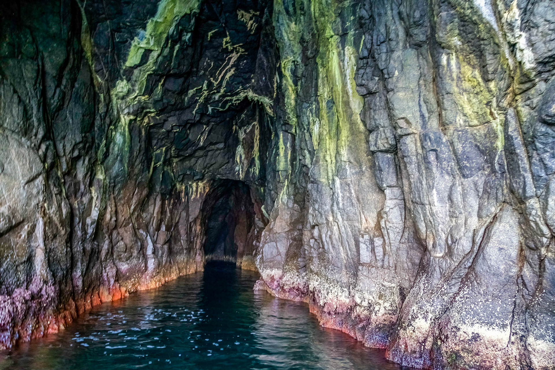 A cave in the Dolomite Rock