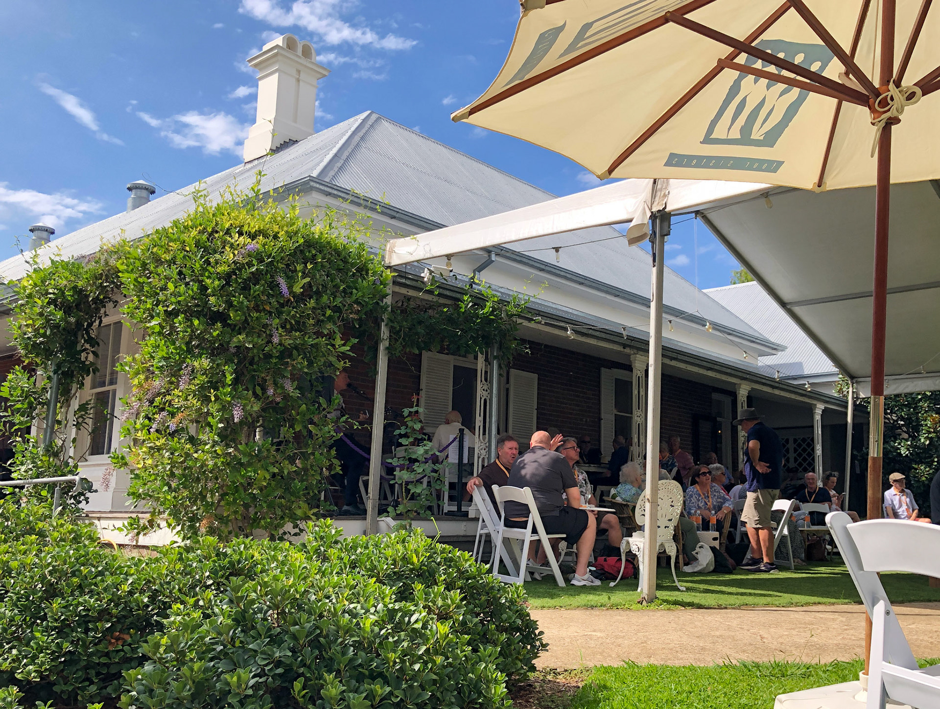 Pre-travel gathering at Hanworth House, East Brisbane