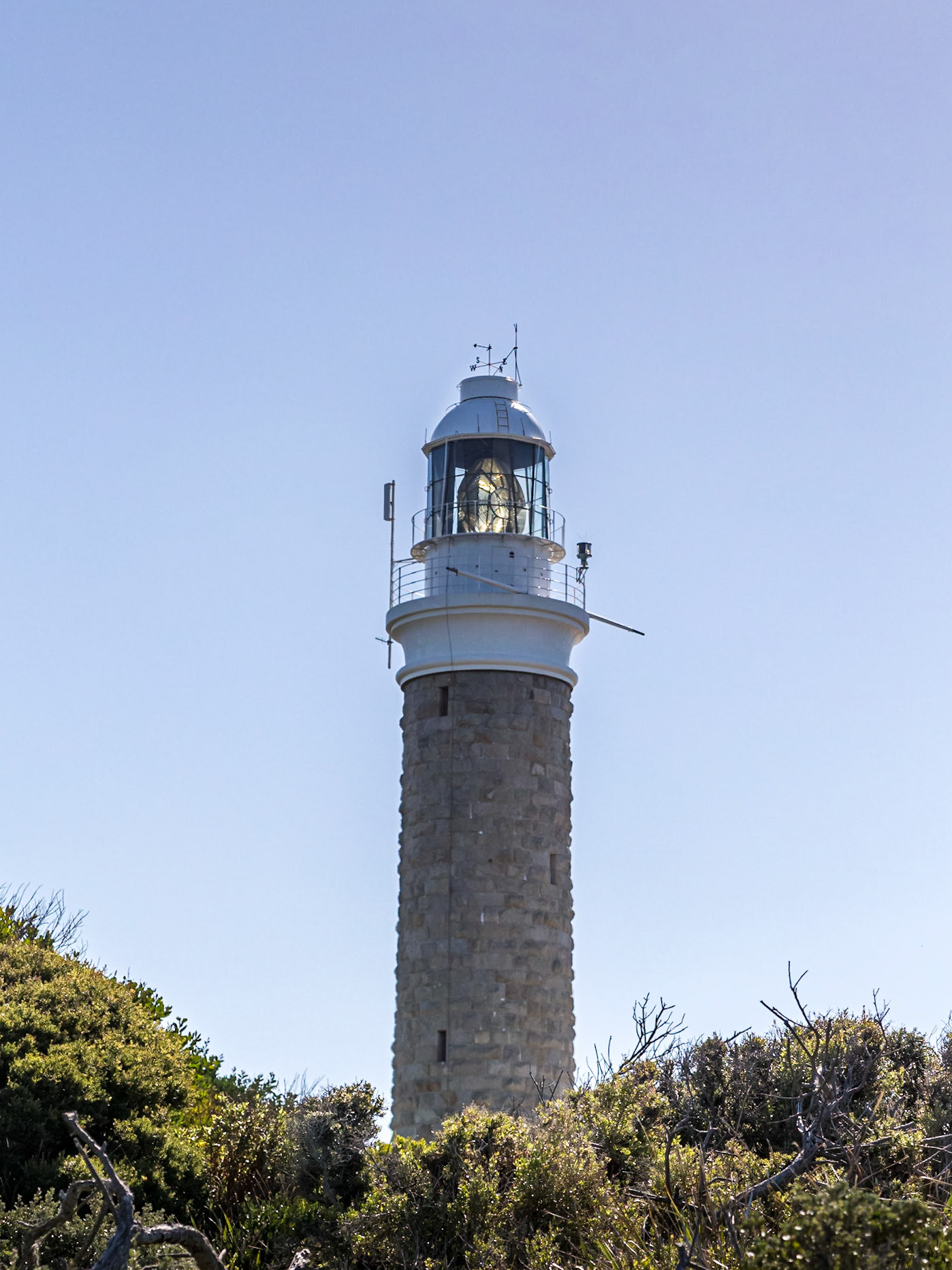Eddystone Point Lighthouse. Larapuna Aboriginal Land /  Mount William National Park
