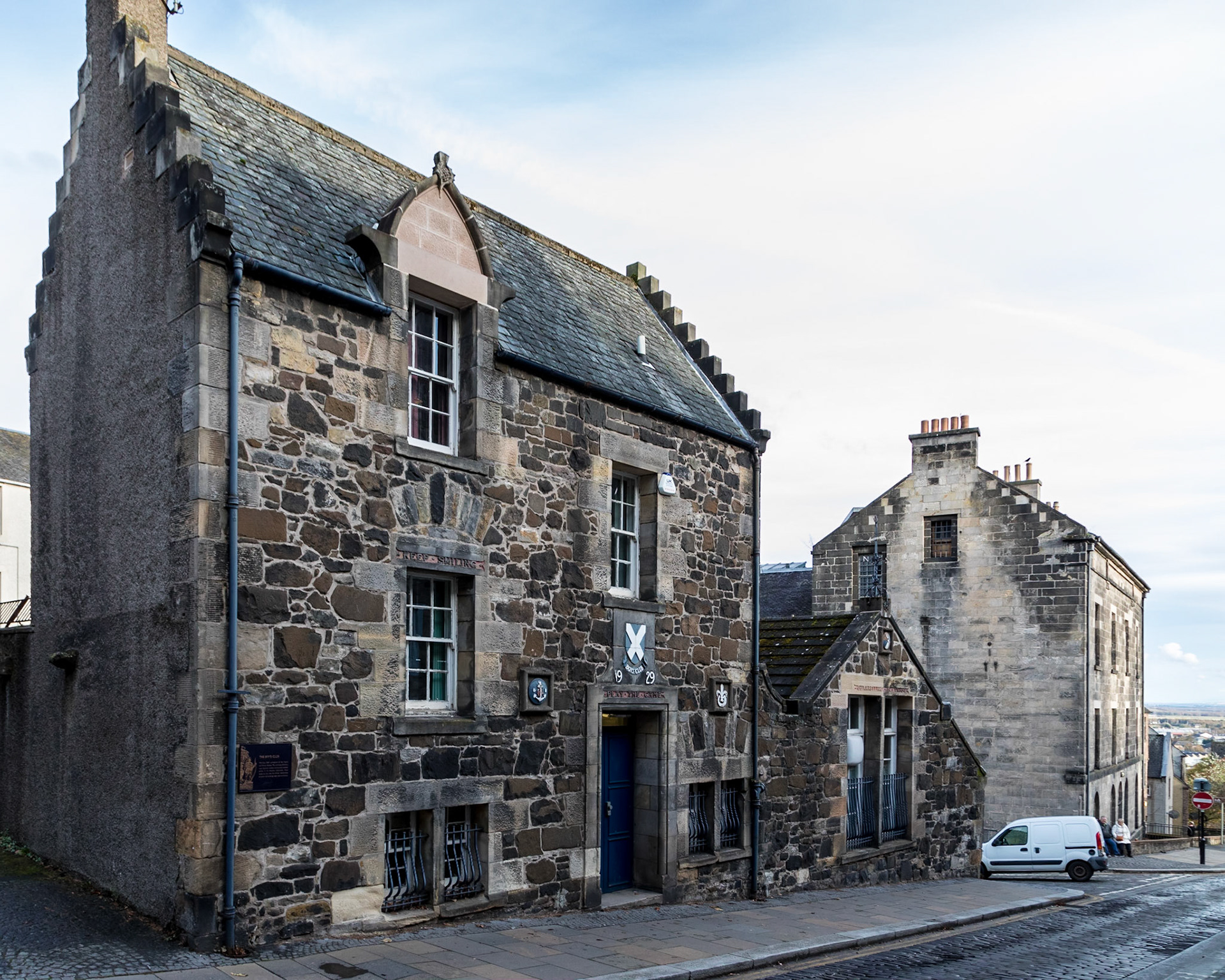 In the Old Town below Stirling Castle