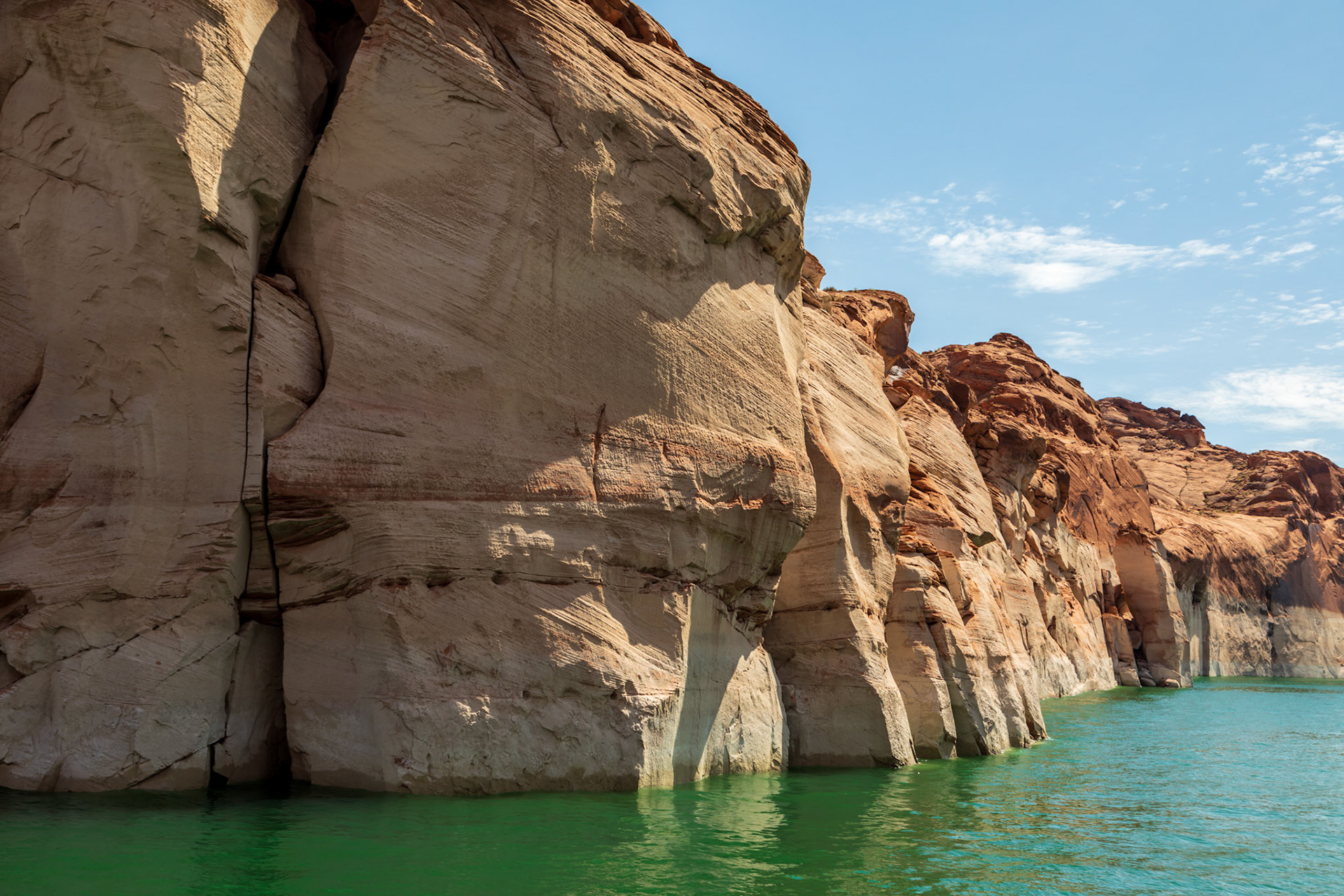 In Navajo CanyonSandstone geologic formations In Navajo Canyon