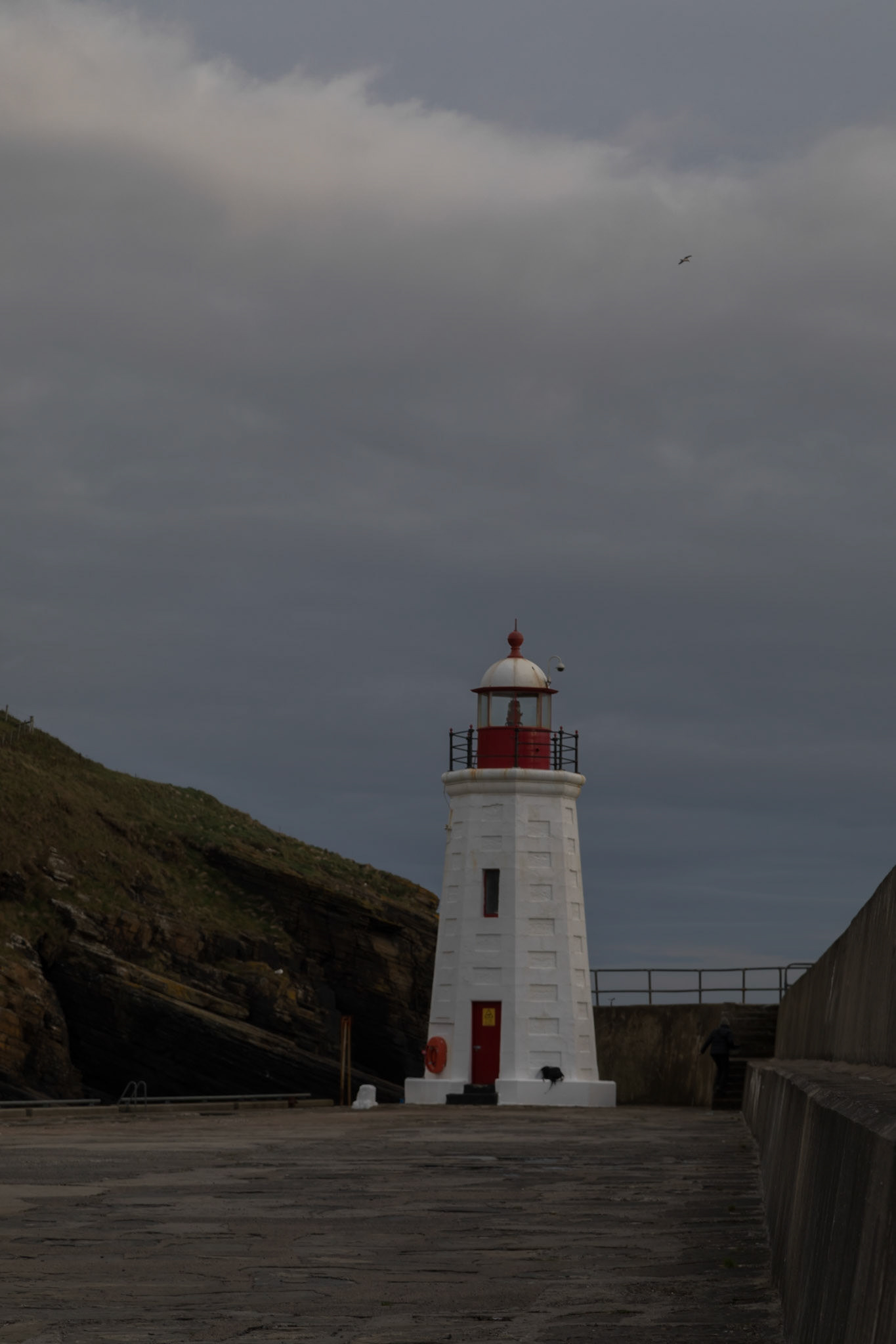 Lighthouse in Lybster Harbour, Invershore
