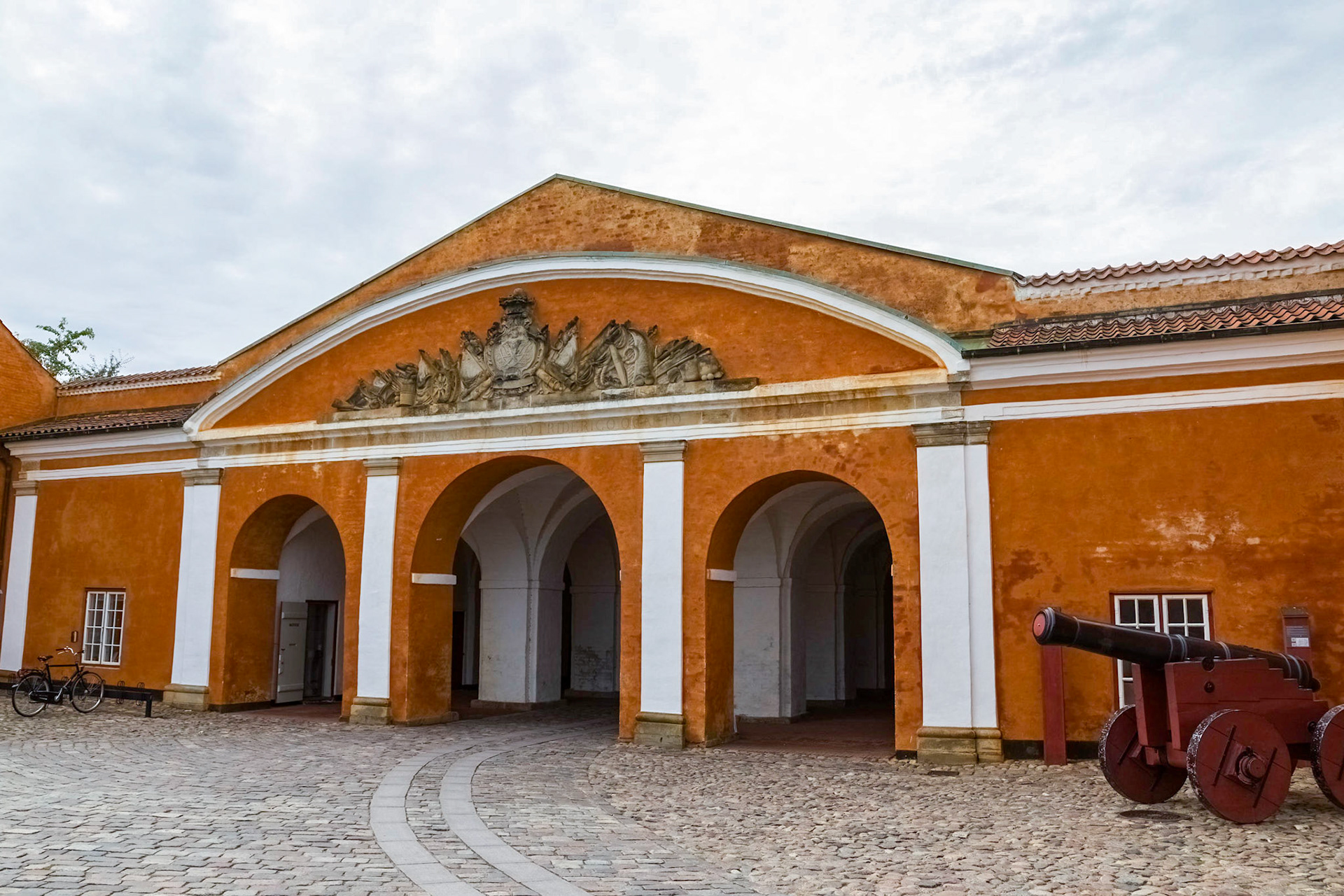 In the grounds of Kronborg Castle