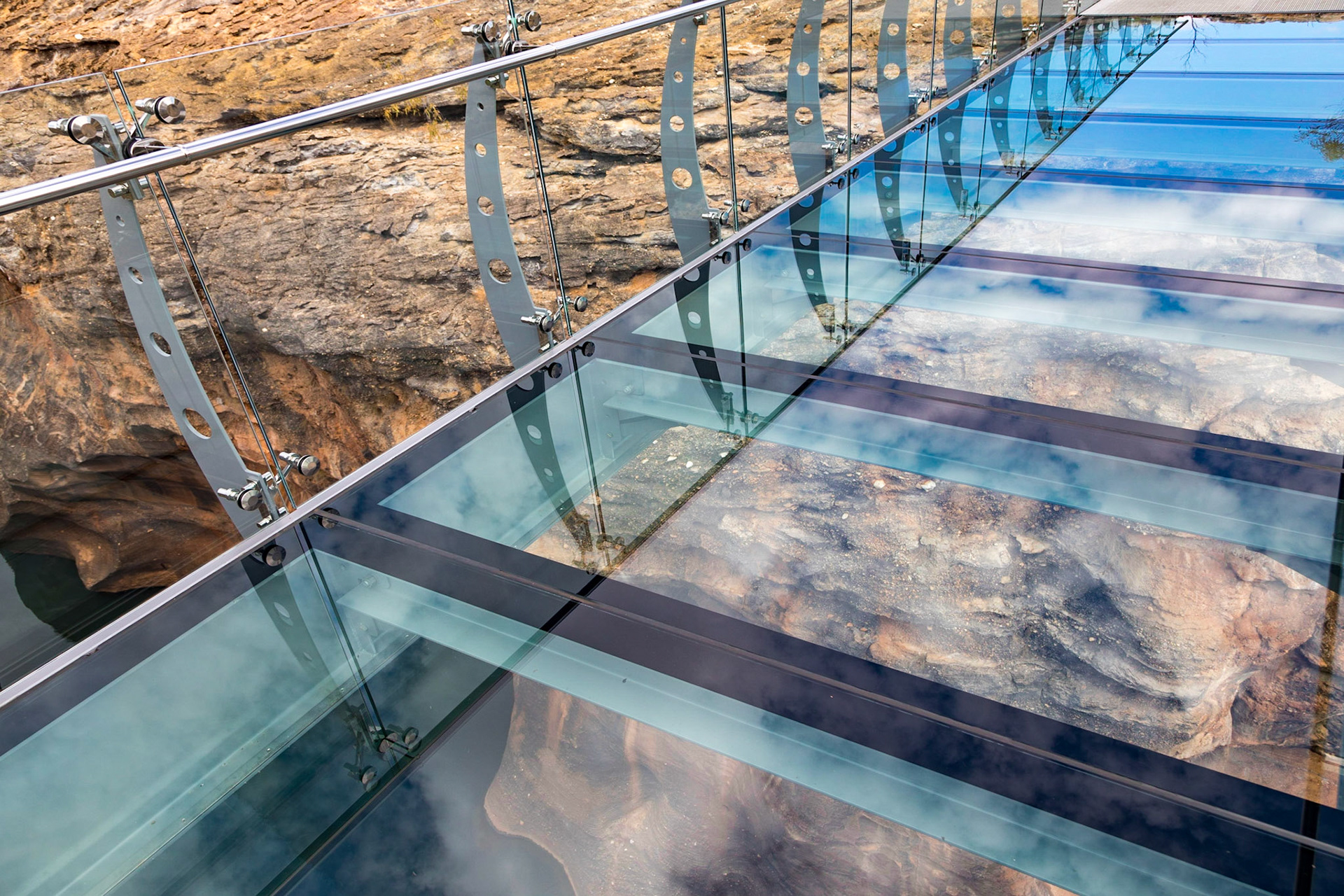 Glass Bridge over Cobbold Gorge
