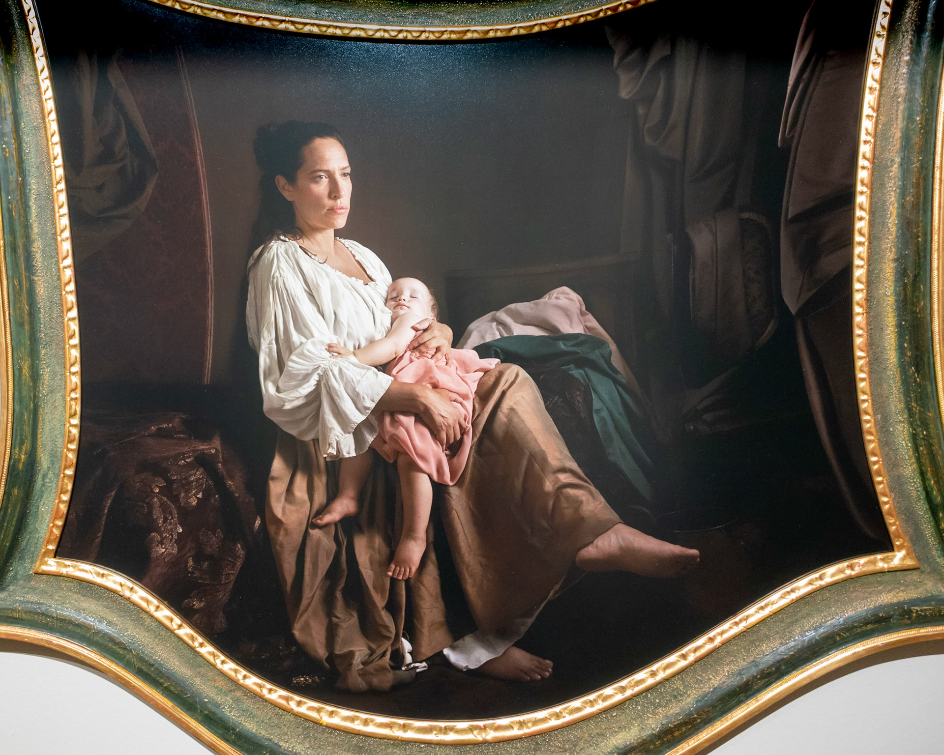 'Mother and Child', Maisie Broadhead 2018. In the Manchester Art Gallery"